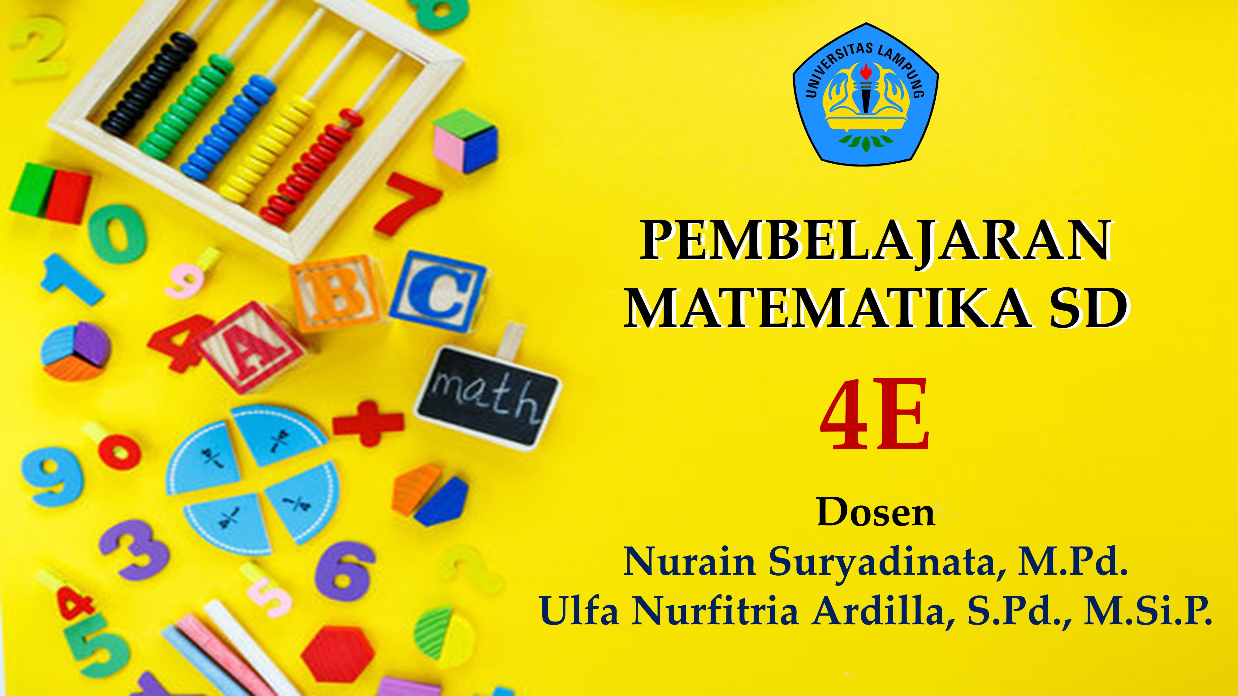 PGSD Pembelajaran Matematika SD 4E_2026