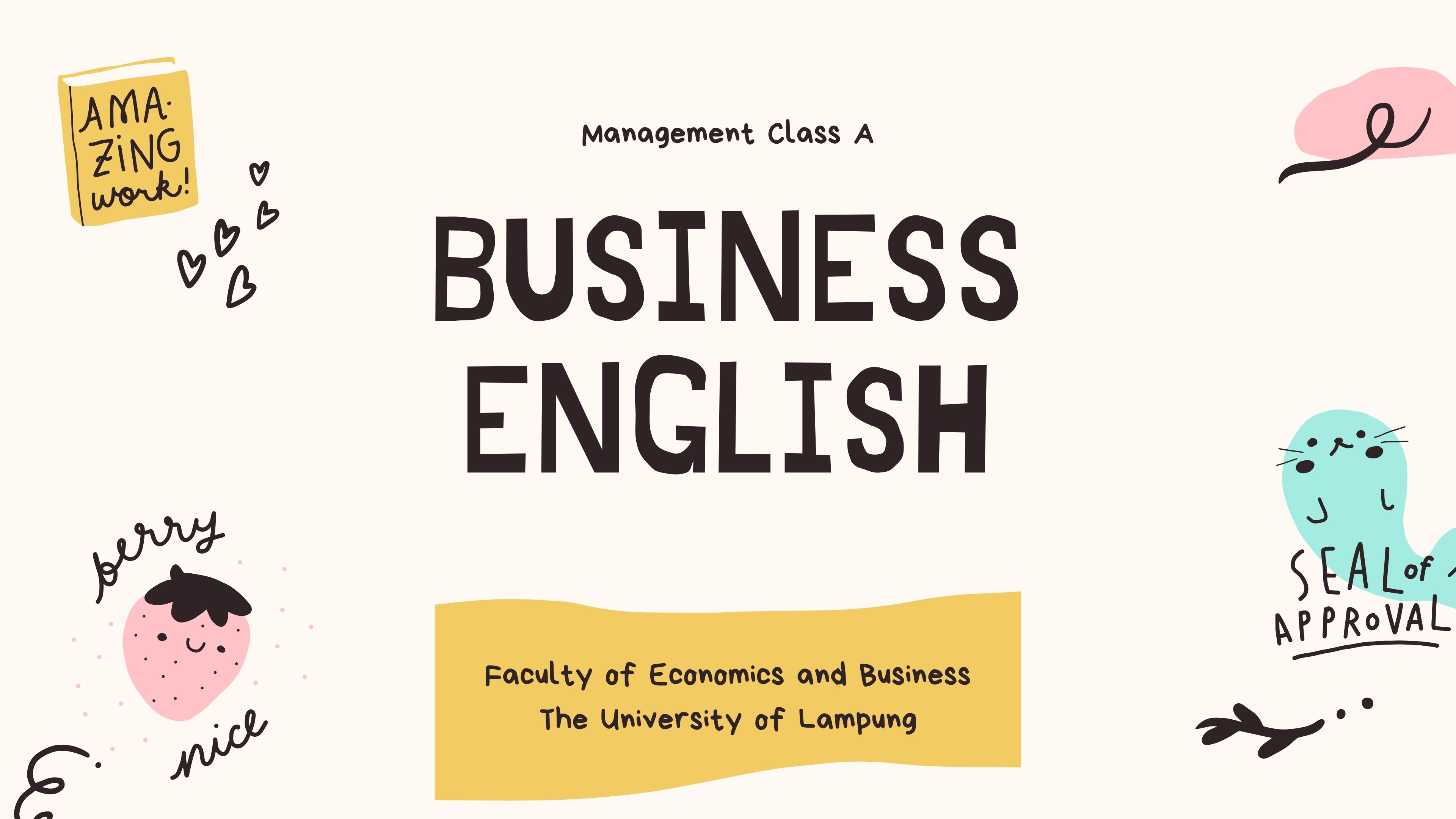 S1 Manajemen_Kelas A_Business English Class_Genap 2025/2026