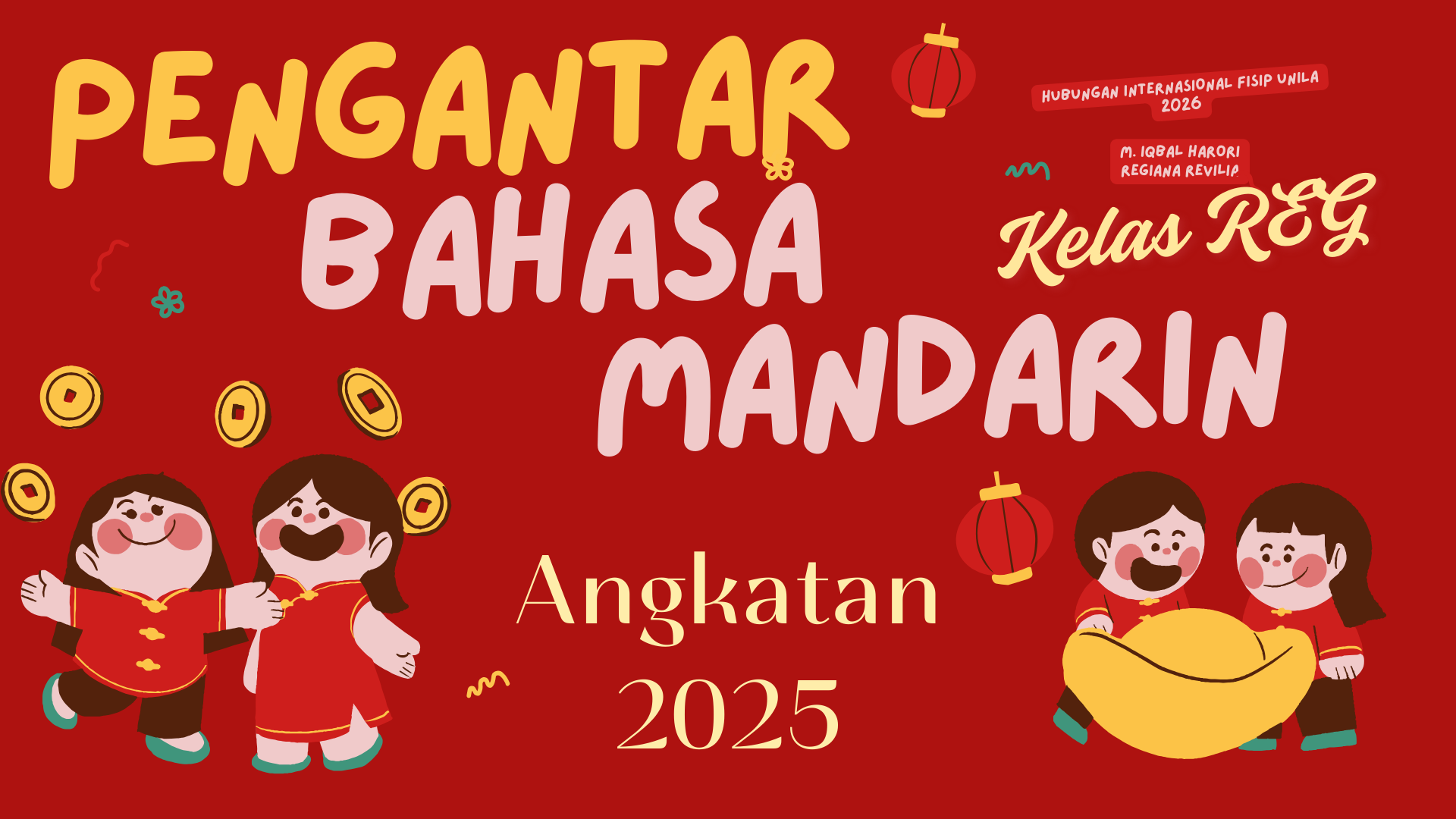 (GANJIL) Pengantar Bahasa Mandarin Angkt. 2025 