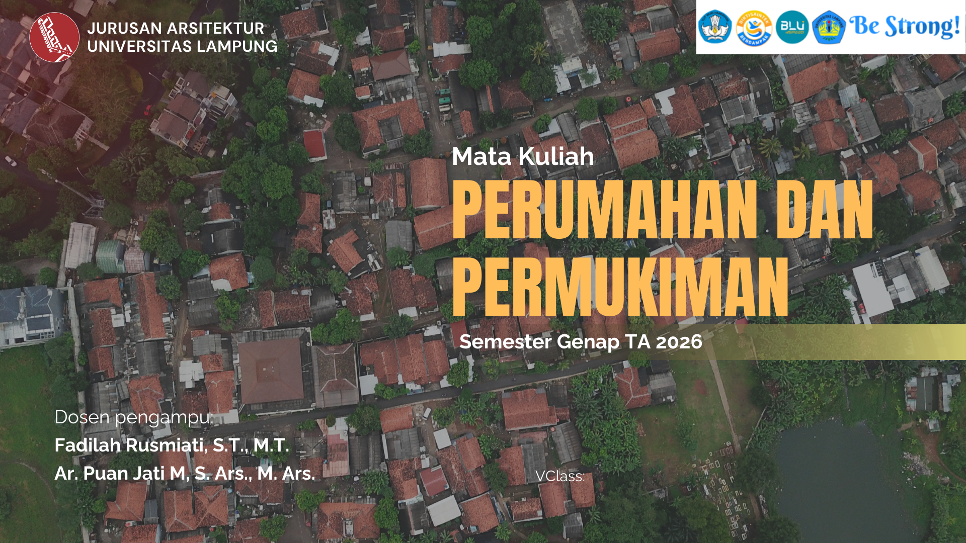 S1 ARS - PERUMAHAN DAN PERMUKIMAN - 26/27 GE