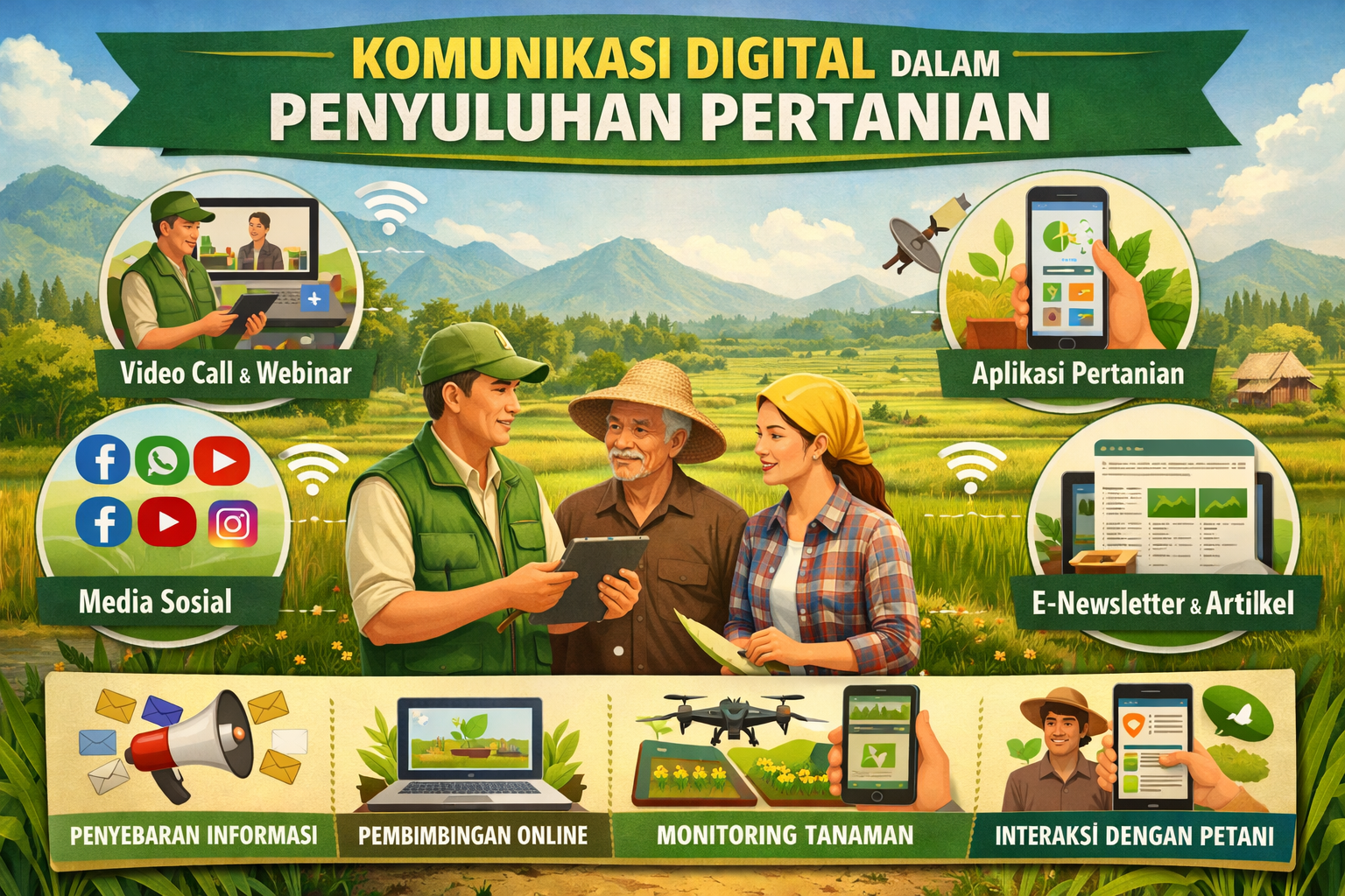 Komunikasi Digital dalam Penyuluhan Pertanian Genap 2025-2026