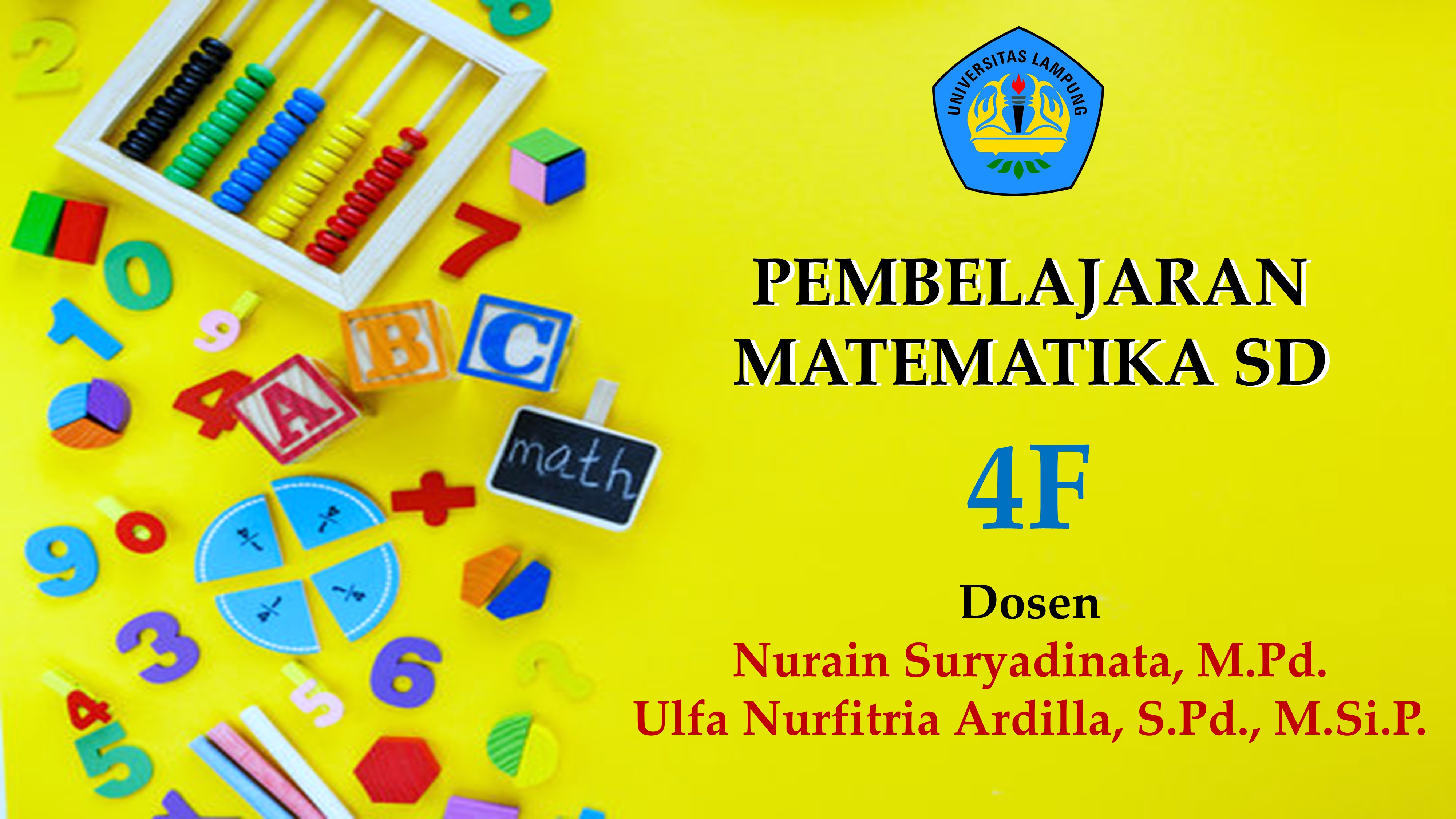 PGSD Pembelajaran Matematika SD 4F_2026