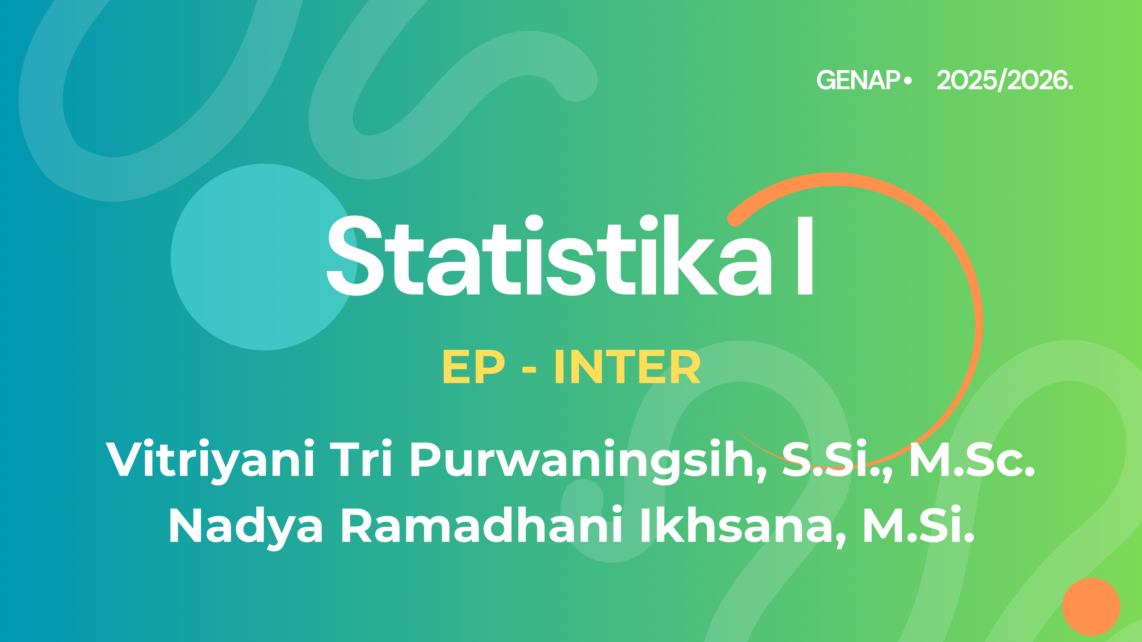 Statistika Ekonomi I EP Inter