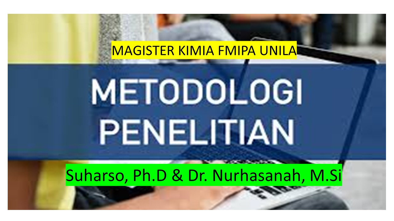 Metodologi Penelitian S2 Kimia Genap 2025/2026
