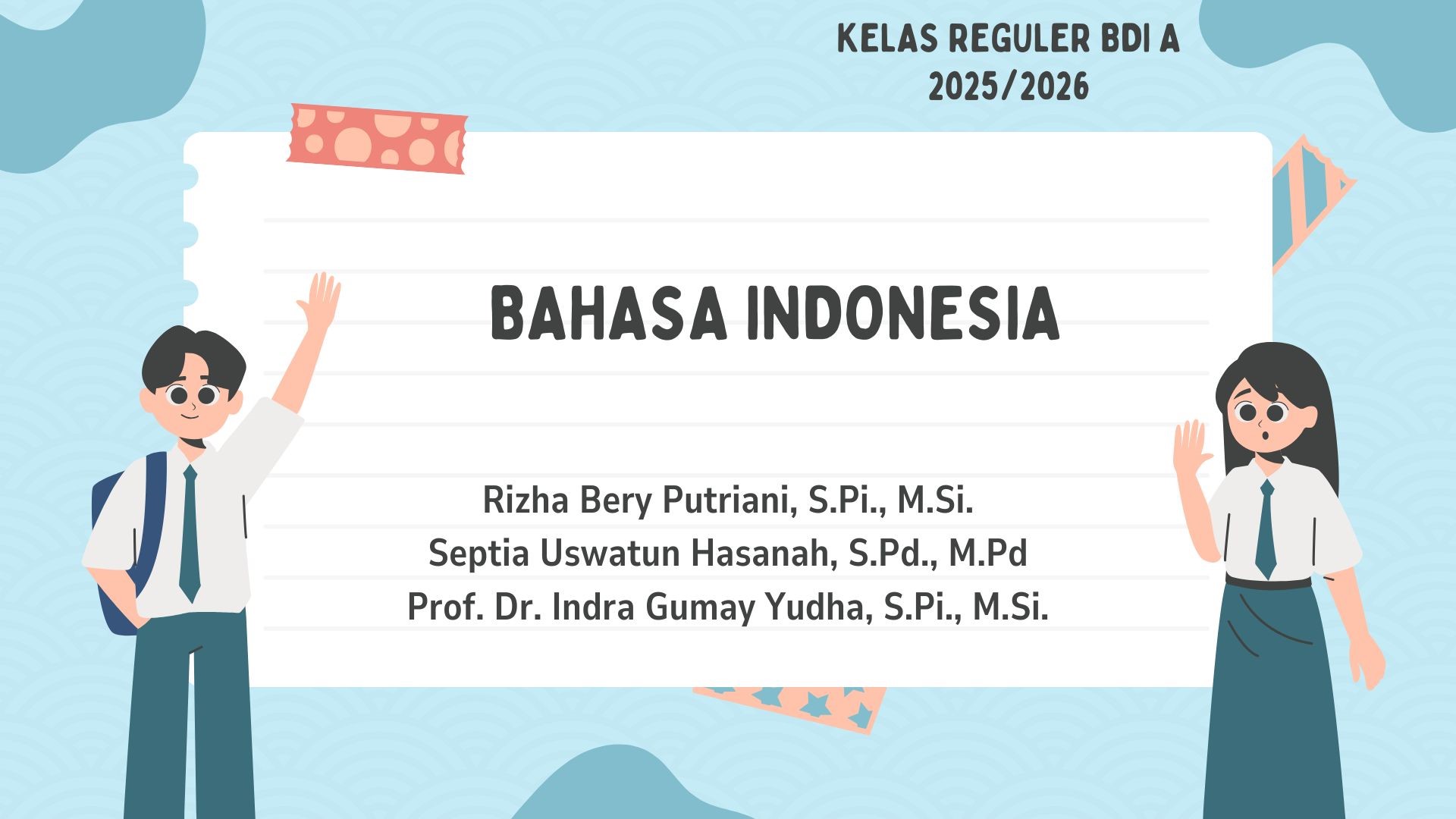Bahasa Indonesia BDI A