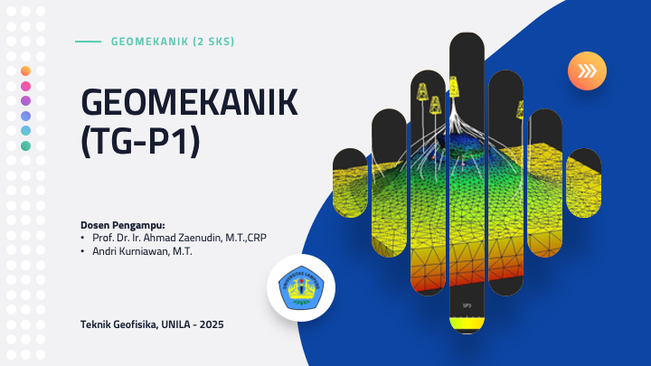 TEG620338 - Geomekanika (2 SKS - 2026)