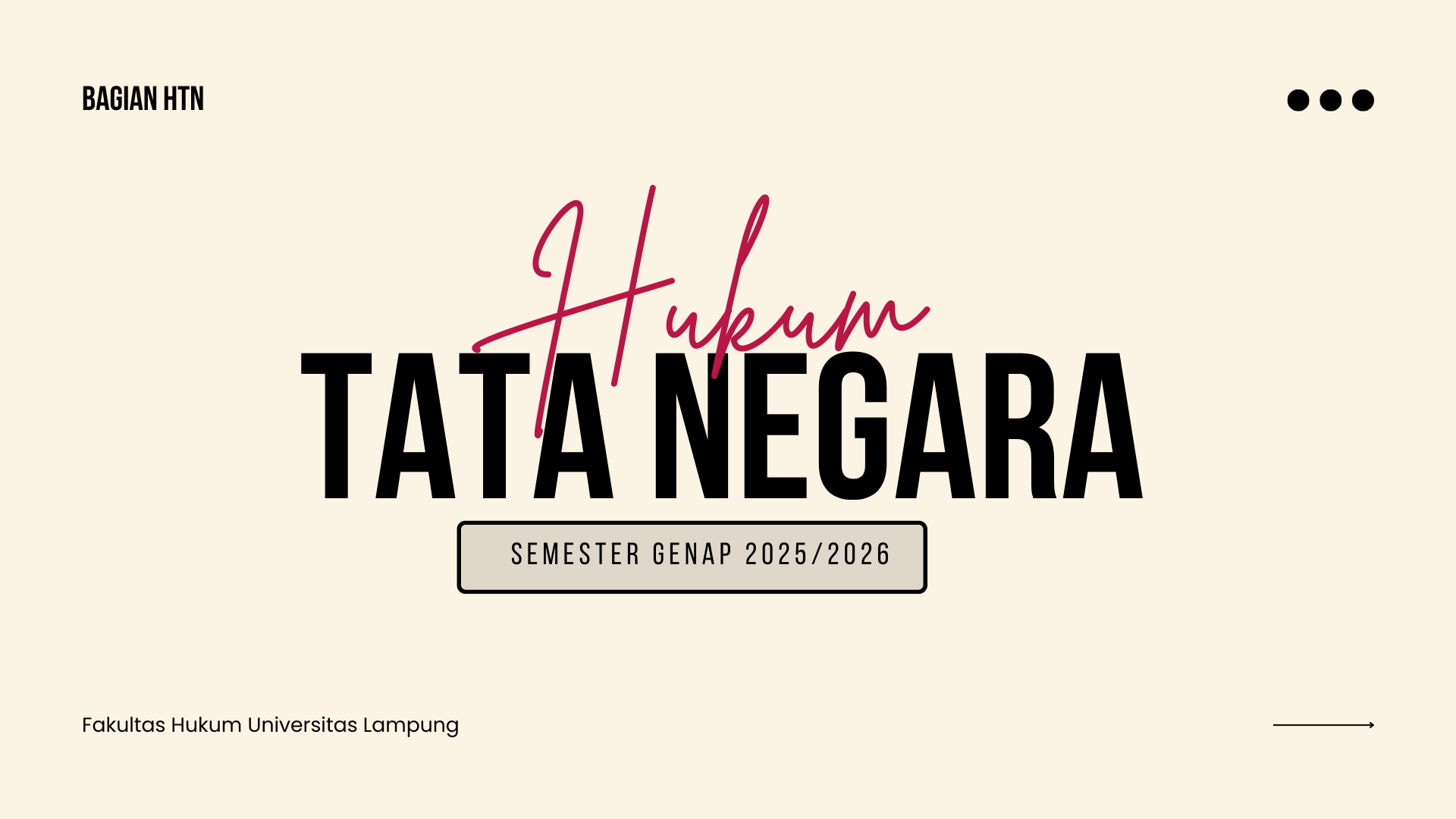 Hukum Tata Negara 2026 (Malicia Evendia)