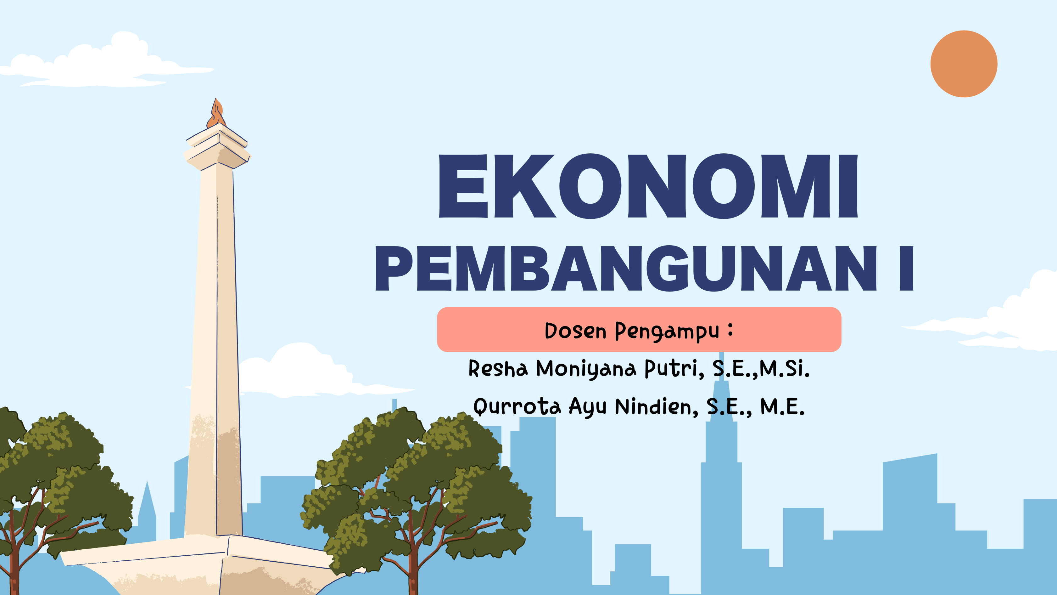 Ekonomi Pembangunan I EP Kelas C Semester Genap 2025.2026