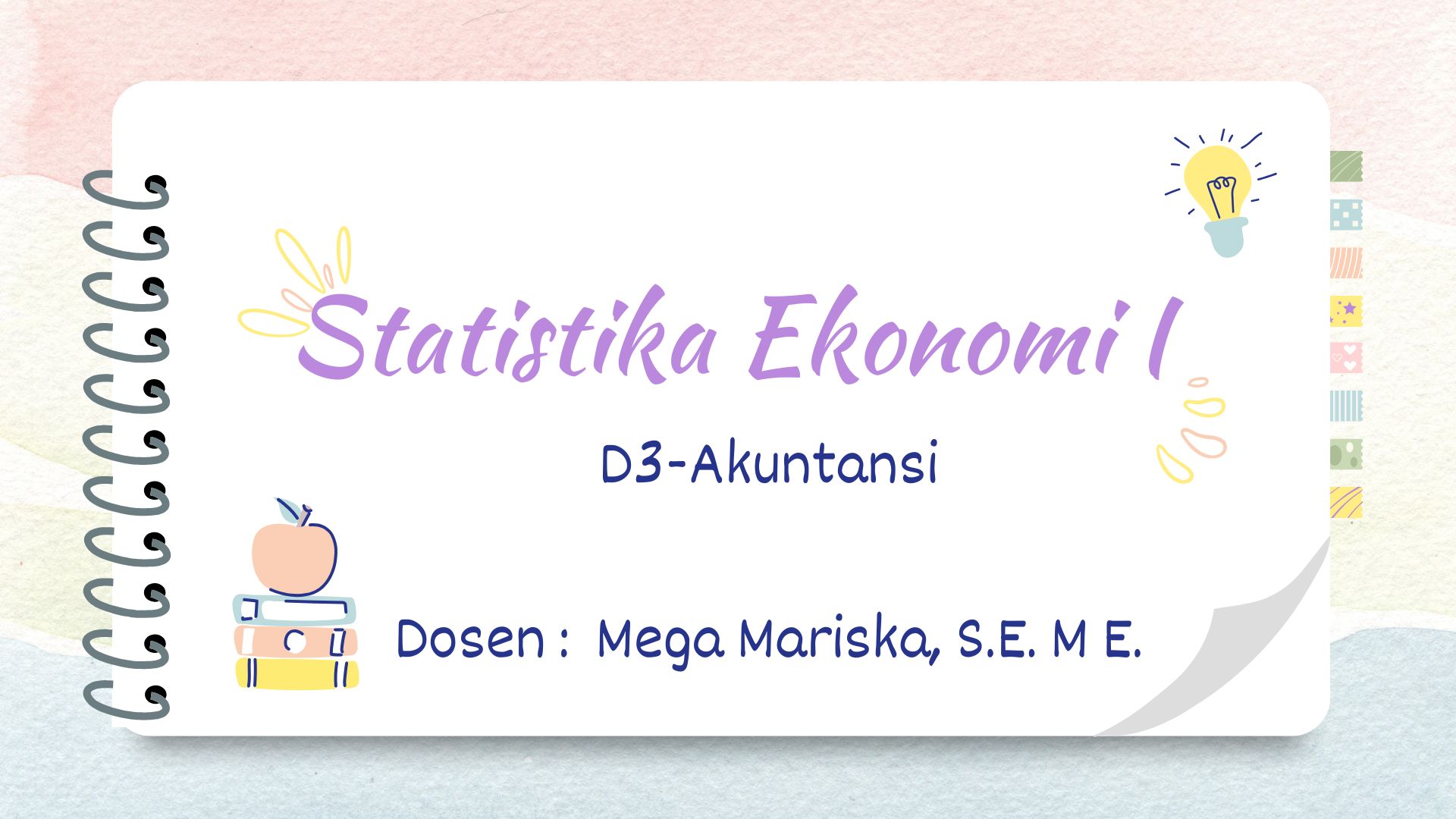 Statistika Ekonomi-D3-Akuntansi