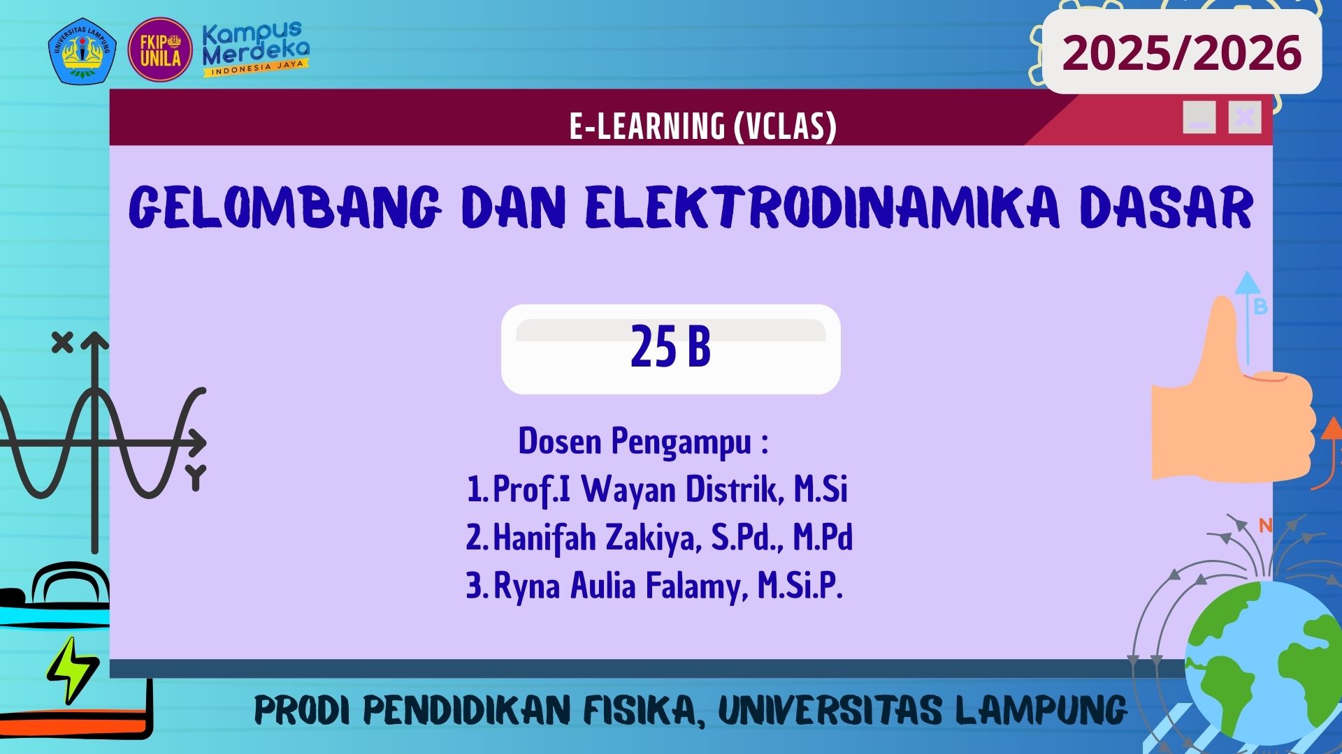 Gelombang dan Elektrodinamika Dasar (B)