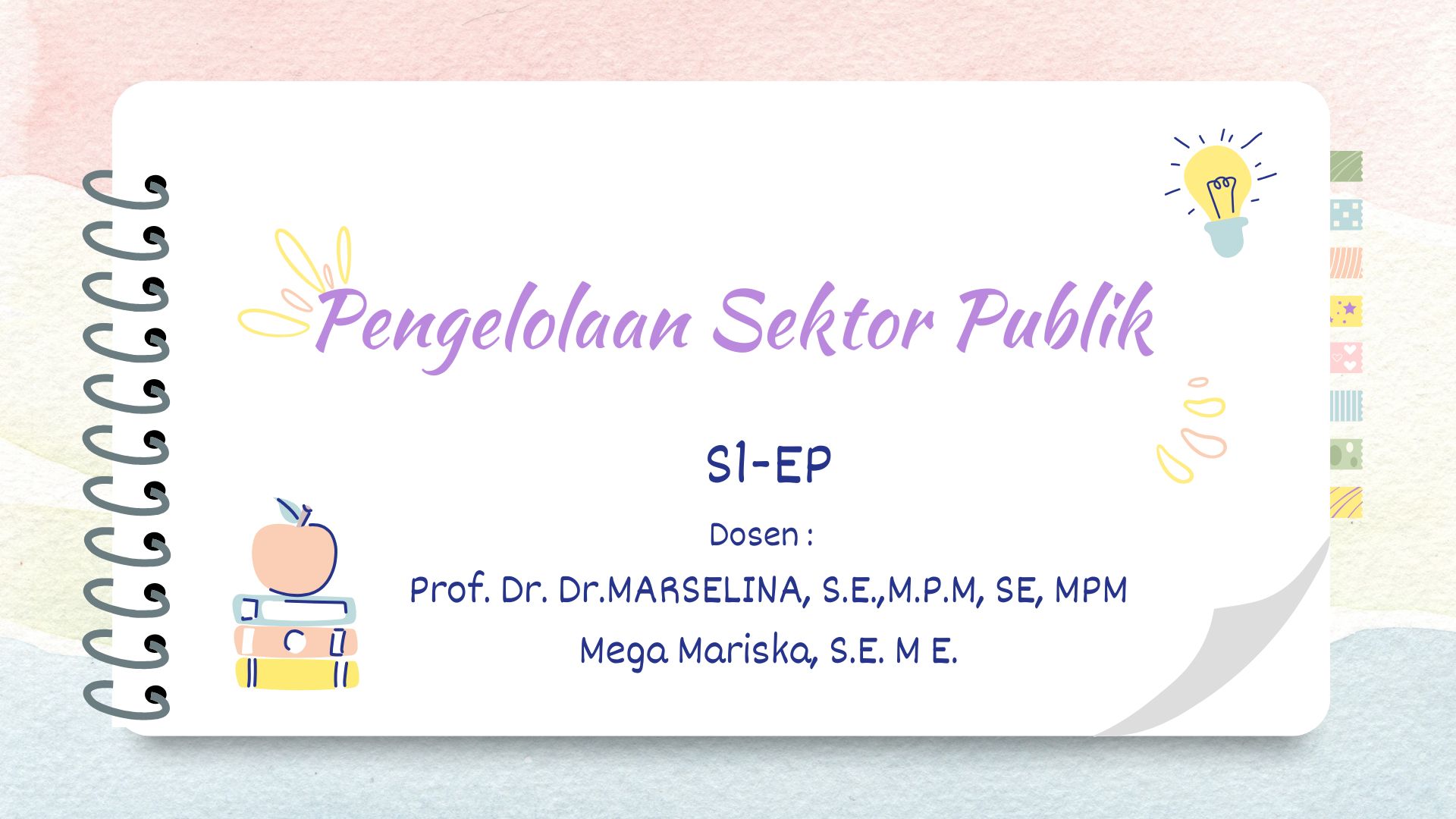Pengelolaan Sektor Publik