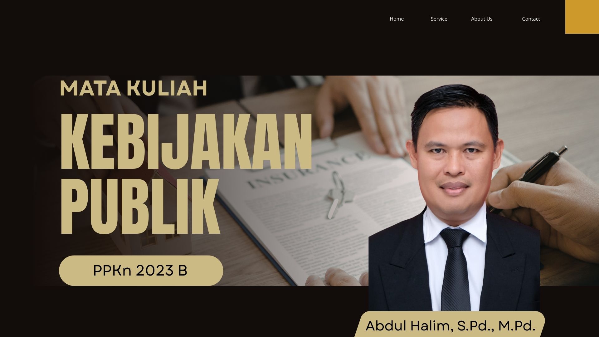 Kebijakan Publik PPKn 2023 B