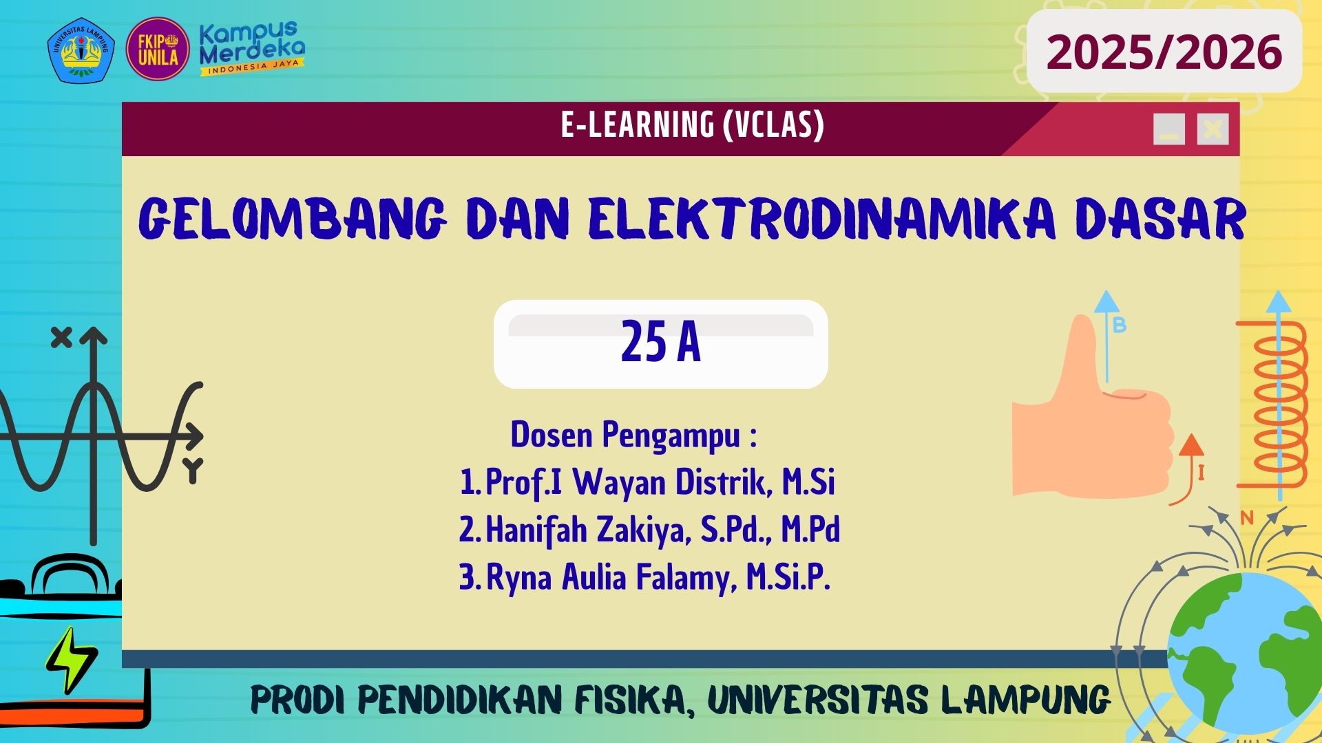 Gelombang dan Elektrodinamika Dasar (A)