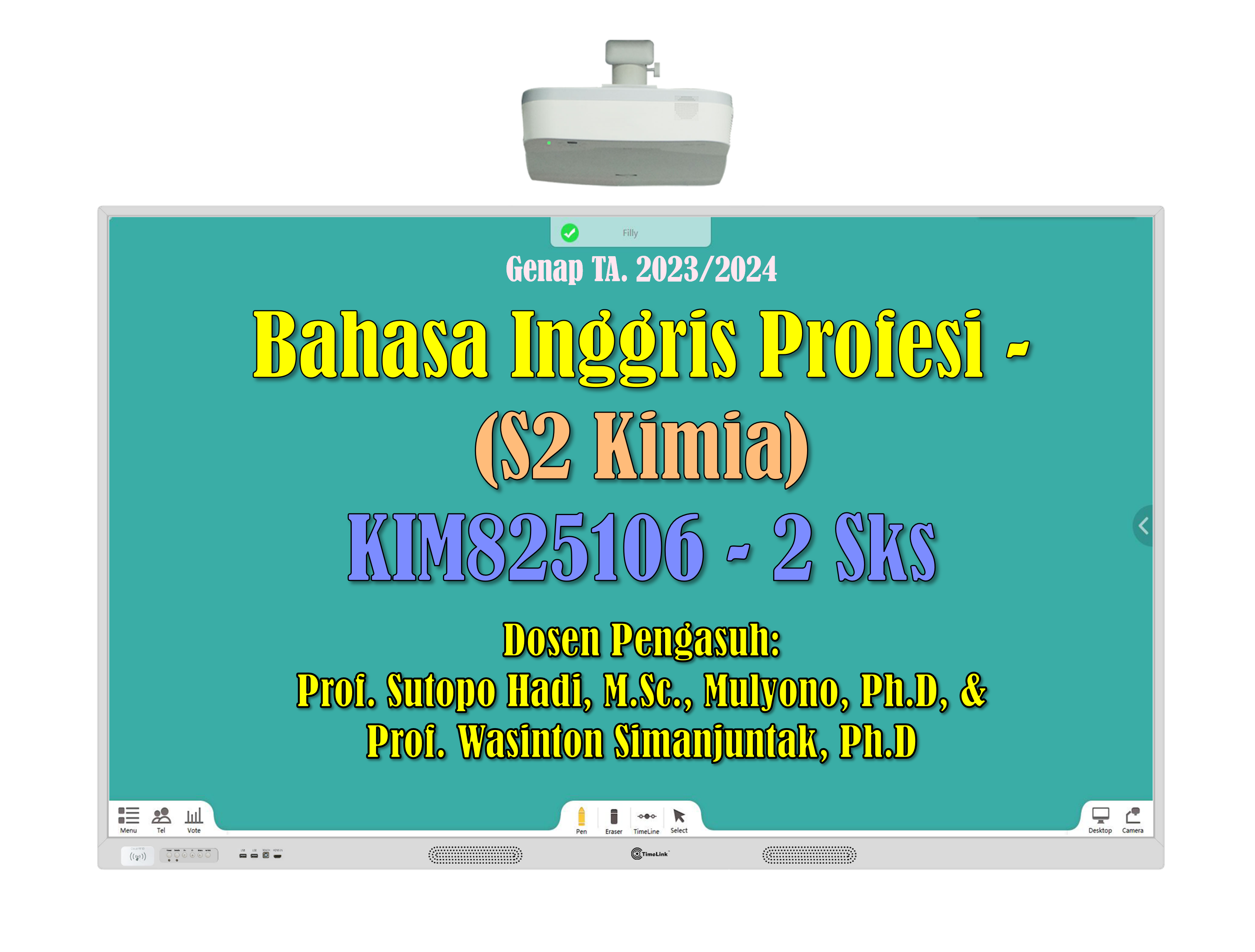 S2 Kimia_Bahasa Inggris Profesi Genap 2025/2026