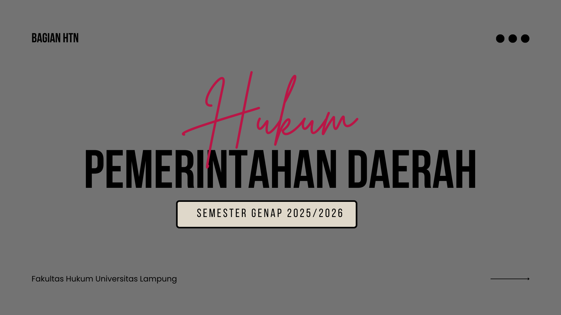 Hukum Pemerintahan Daerah 2026 (Ade Arif Firmansyah)