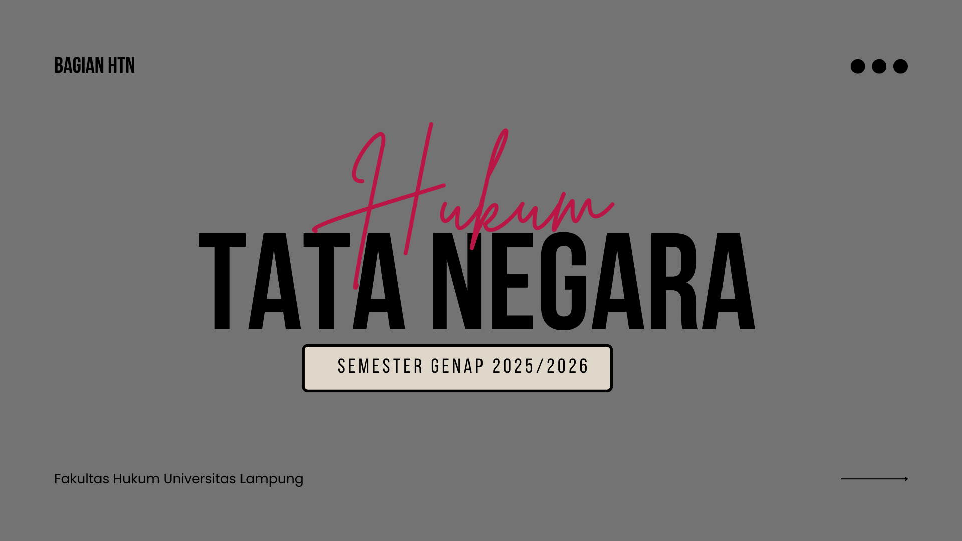 Hukum Tata Negara 2026 (Ade Arif Firmansyah)