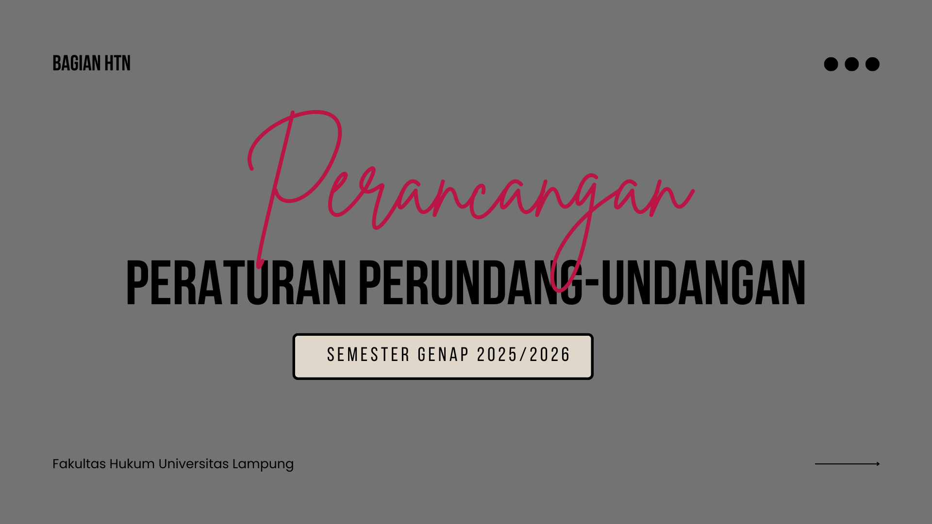 Perancangan Peraturan Perundang-Undangan 2026 (Ade Arif Firmansyah)