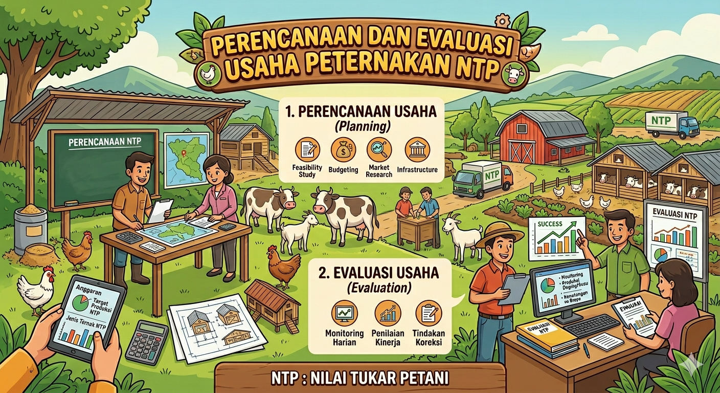 Perencanaan dan Evaluasi Usaha Peternakan NTP
