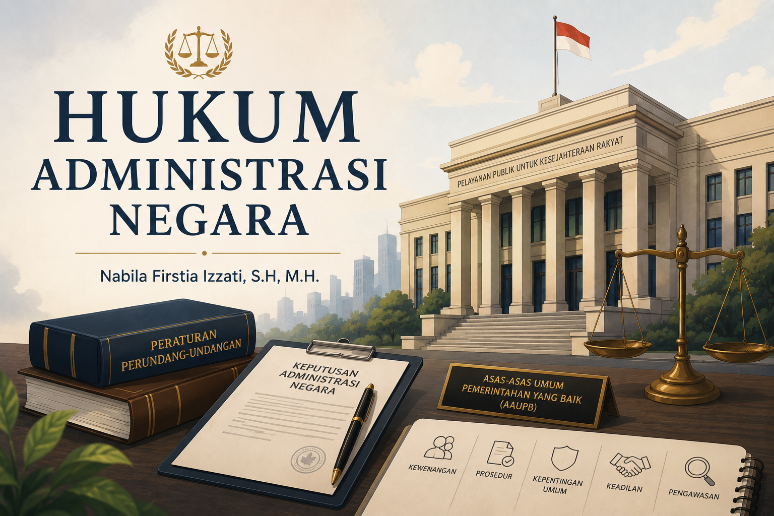 Hukum Administrasi Negara Prof. Yuswanto &amp; Nabila Firstia Izzati, S.H., M.H. Genap 2025/2026