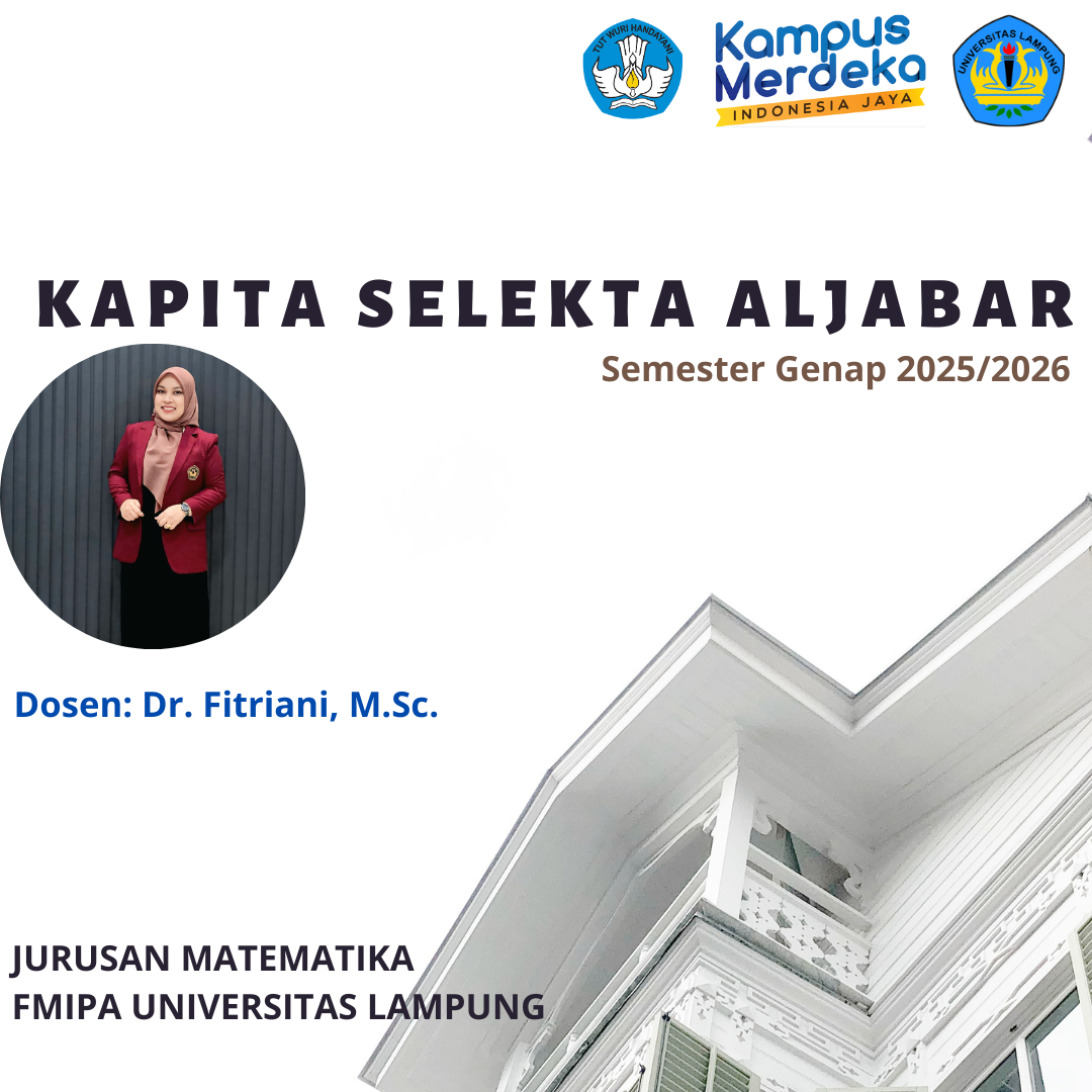 S1 Math_Kapita Selekta Aljabar_Semester Genap 2025/2026