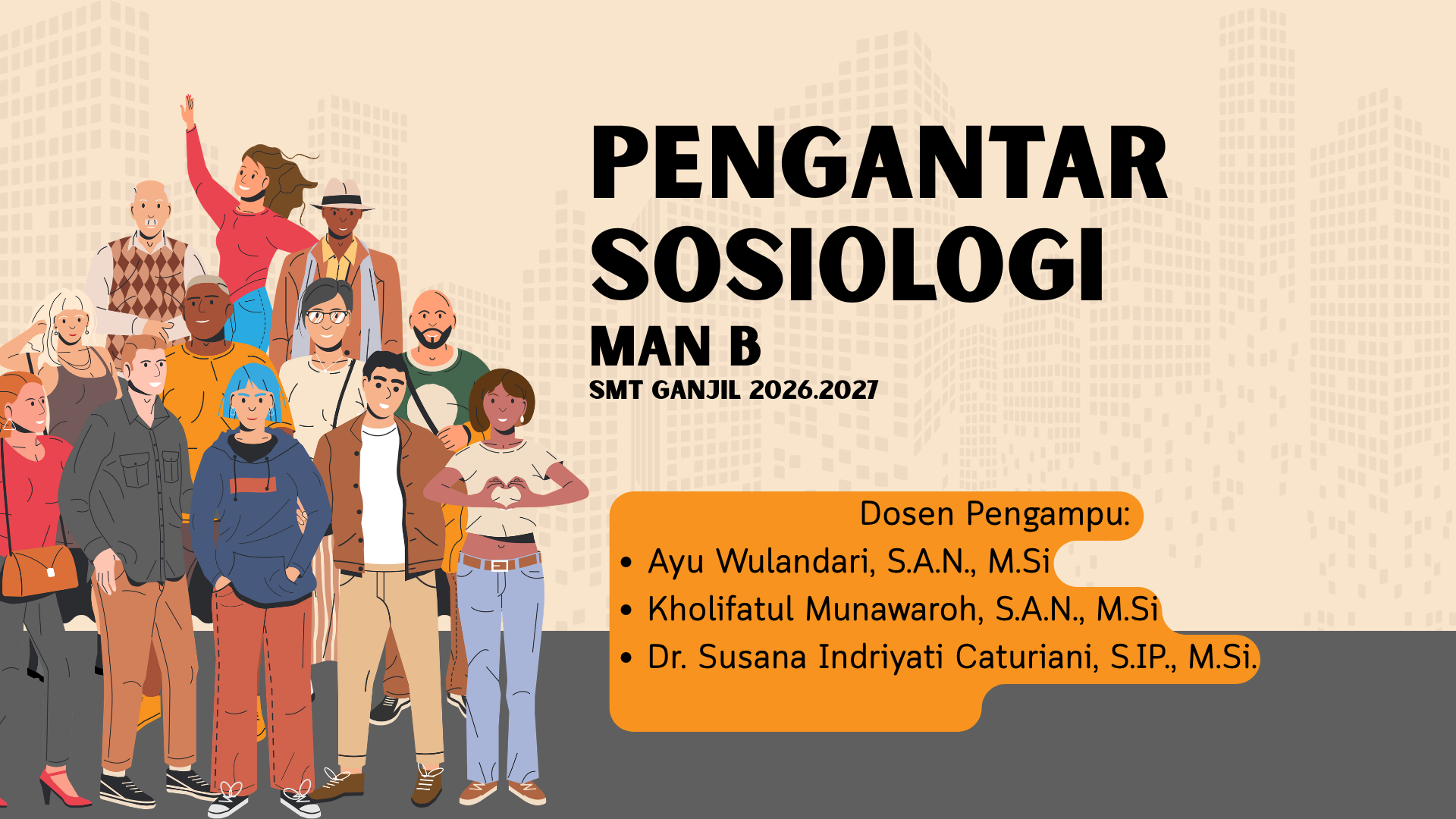 Man B Pengantar Sosiologi