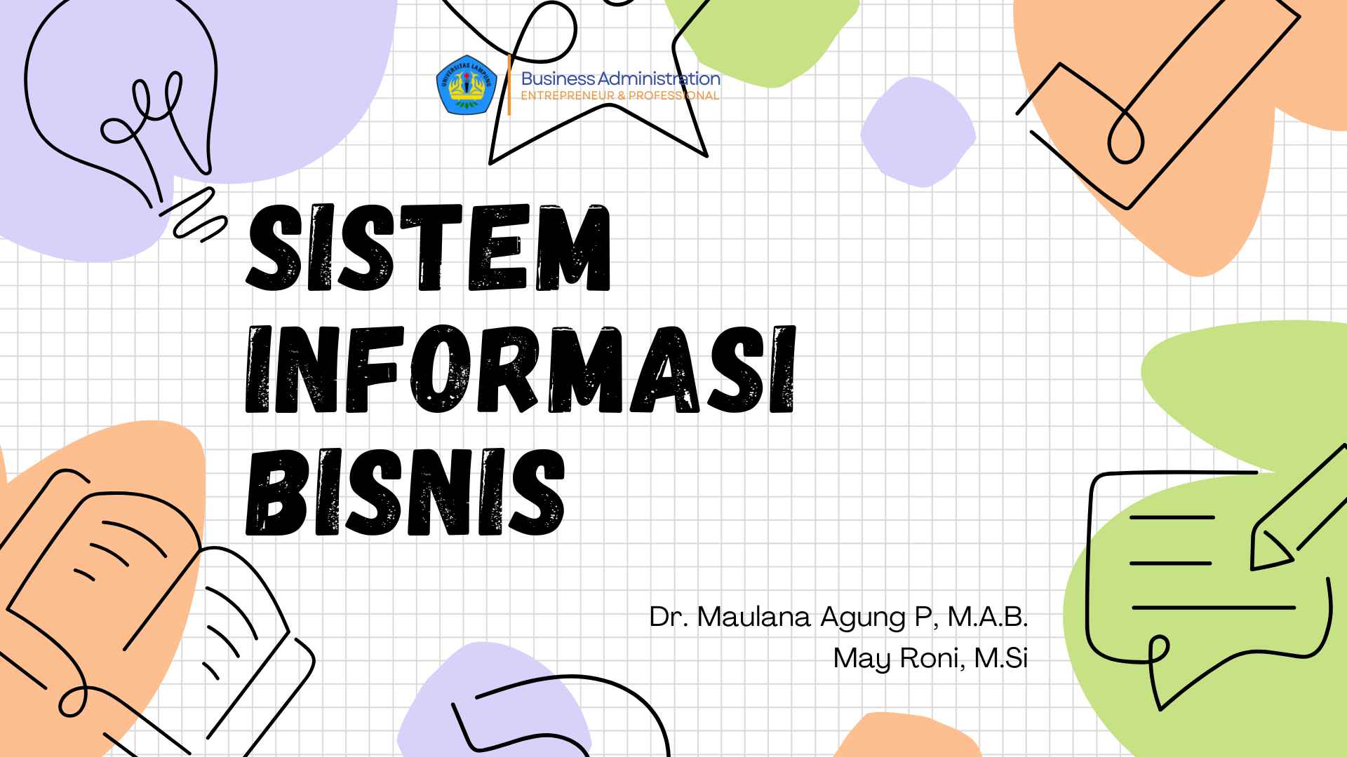 Sistem Informasi Bisnis REG A ABI 2026/27