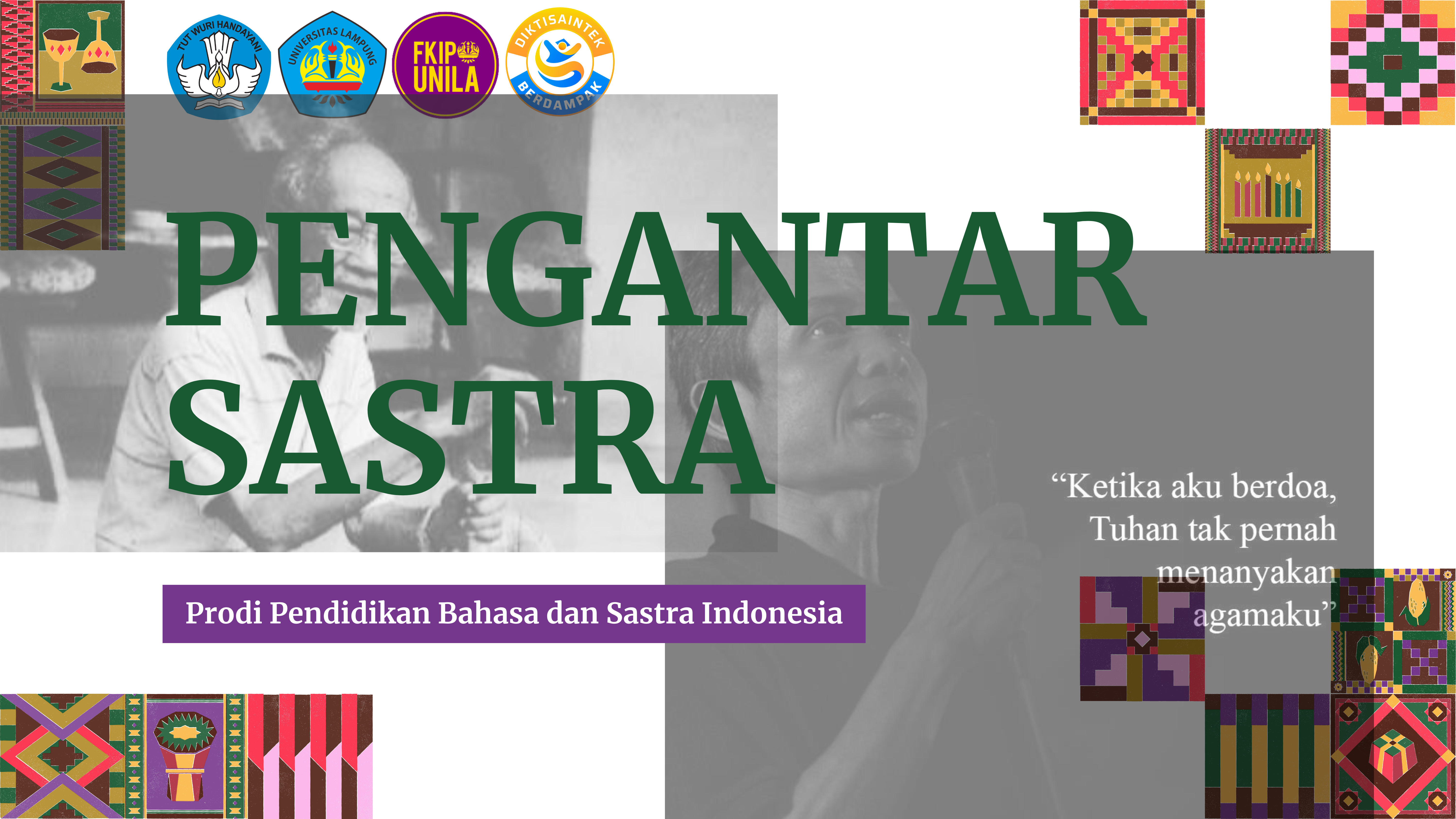 PBSI Pengantar Sastra 1B Semester Ganjil 2026-2027