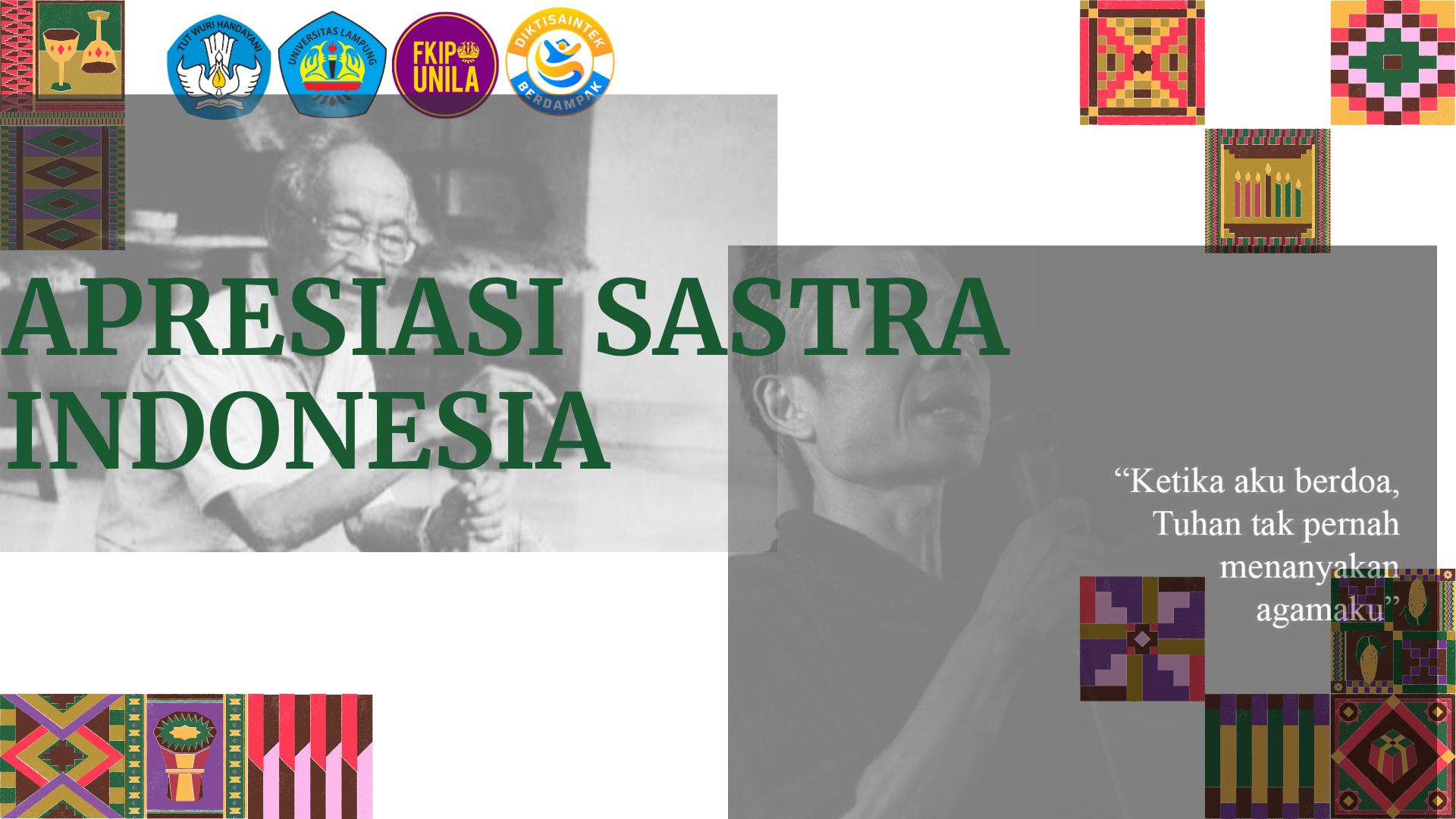 PBSI Apresiasi Sastra Indonesia 3A Semester Ganjil 2026-2027