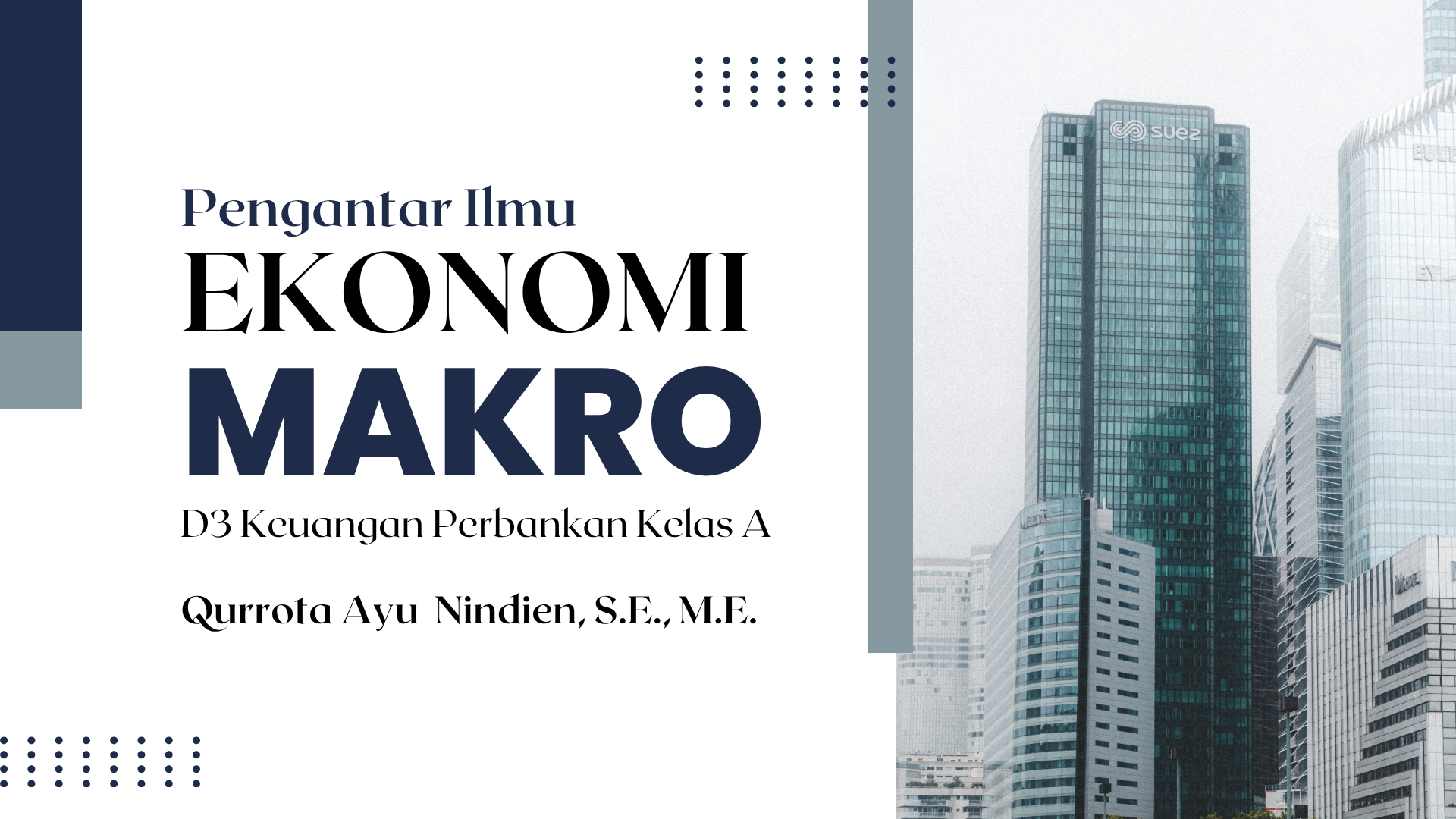 PIE Makro D3 Keuangan Perbankan Kelas A Semester Ganjil 2026/2027