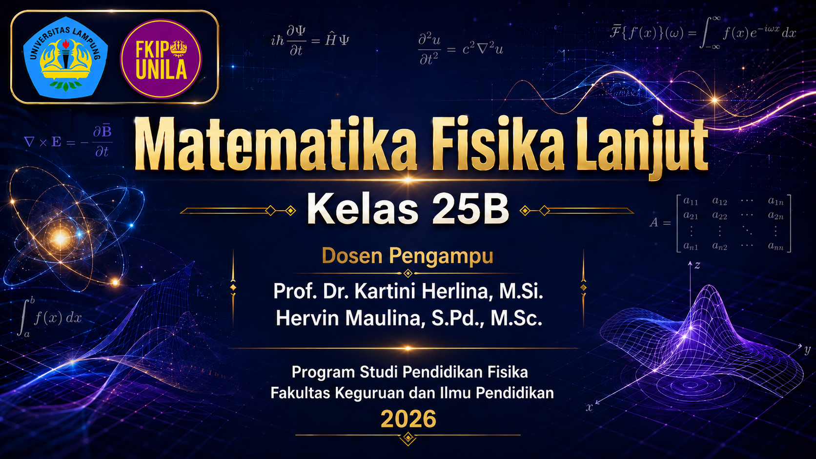 MATEMATIKA FISIKA LANJUT 25B
