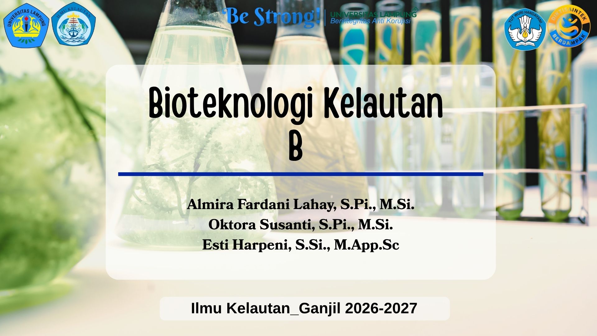IKL B_Bioteknologi Kelautan