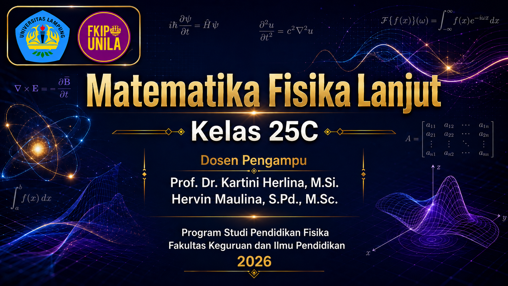 MATEMATIKA FISIKA LANJUT 25C