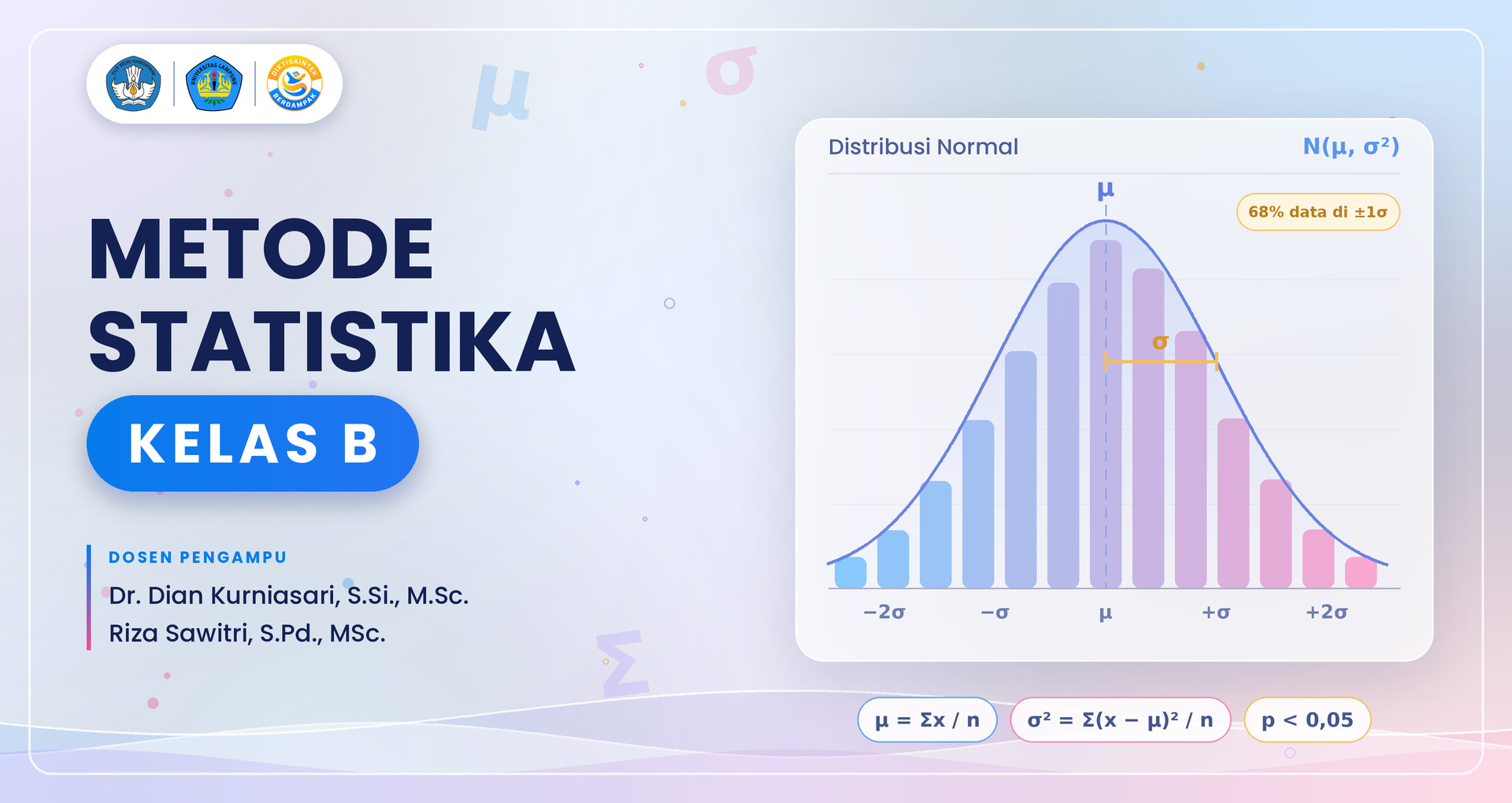 [GANJIL 2026/2027] METODE STATISTIKA KELAS B