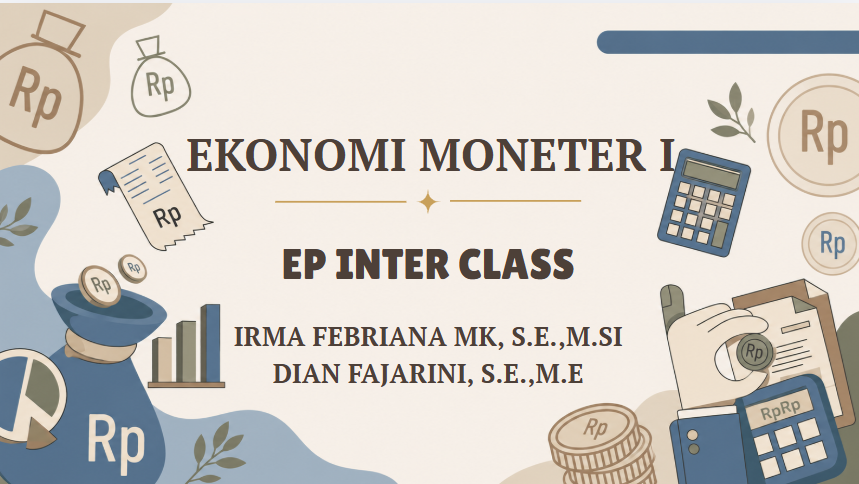Ekonomi Moneter I EP Inter Class 2026-2027