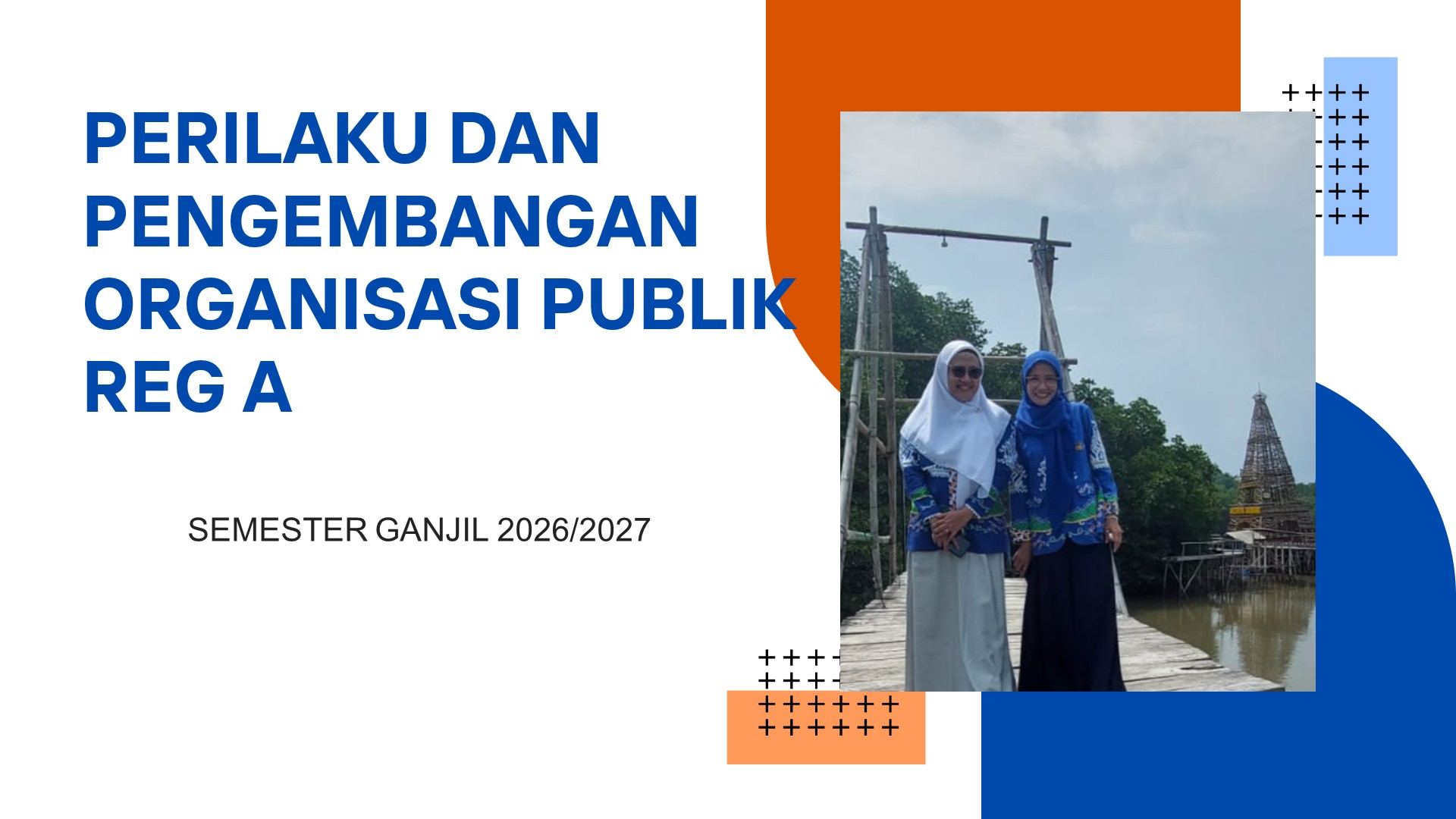 Perilaku dan Pengembangan Organisasi Publik REG A