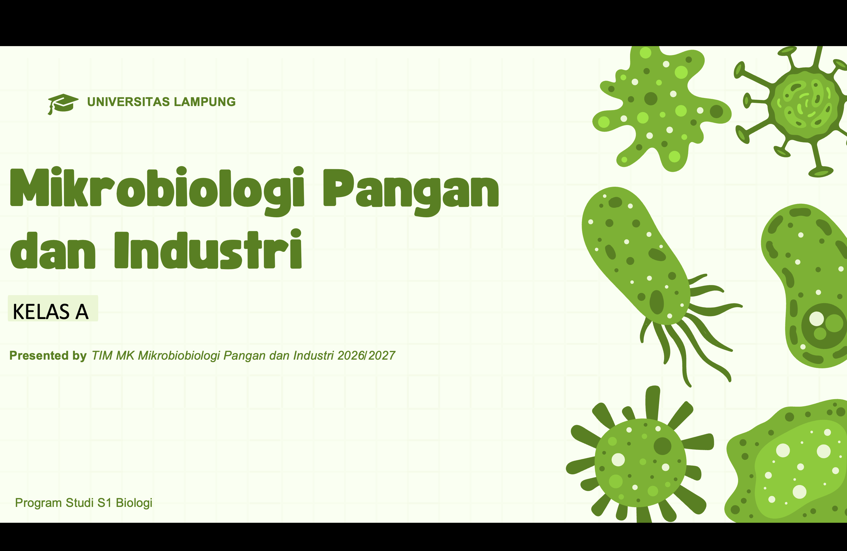 Mikrobiologi Pangan dan Industri Kelas A