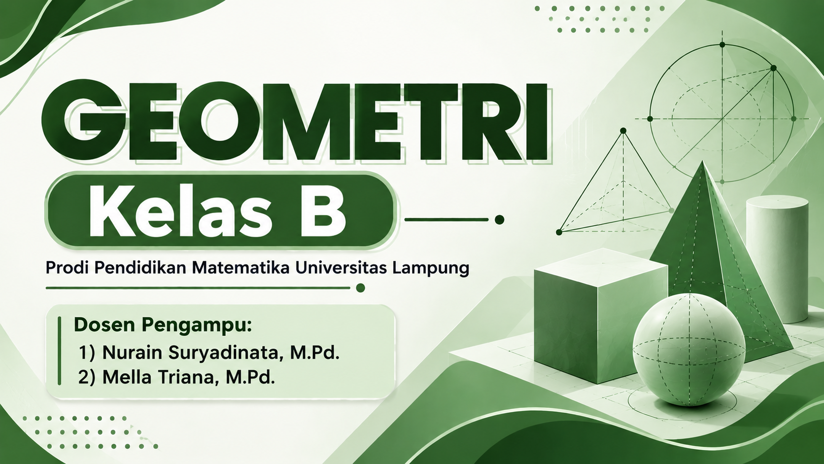 Geometri Ganjil 2026-2027 Kelas B