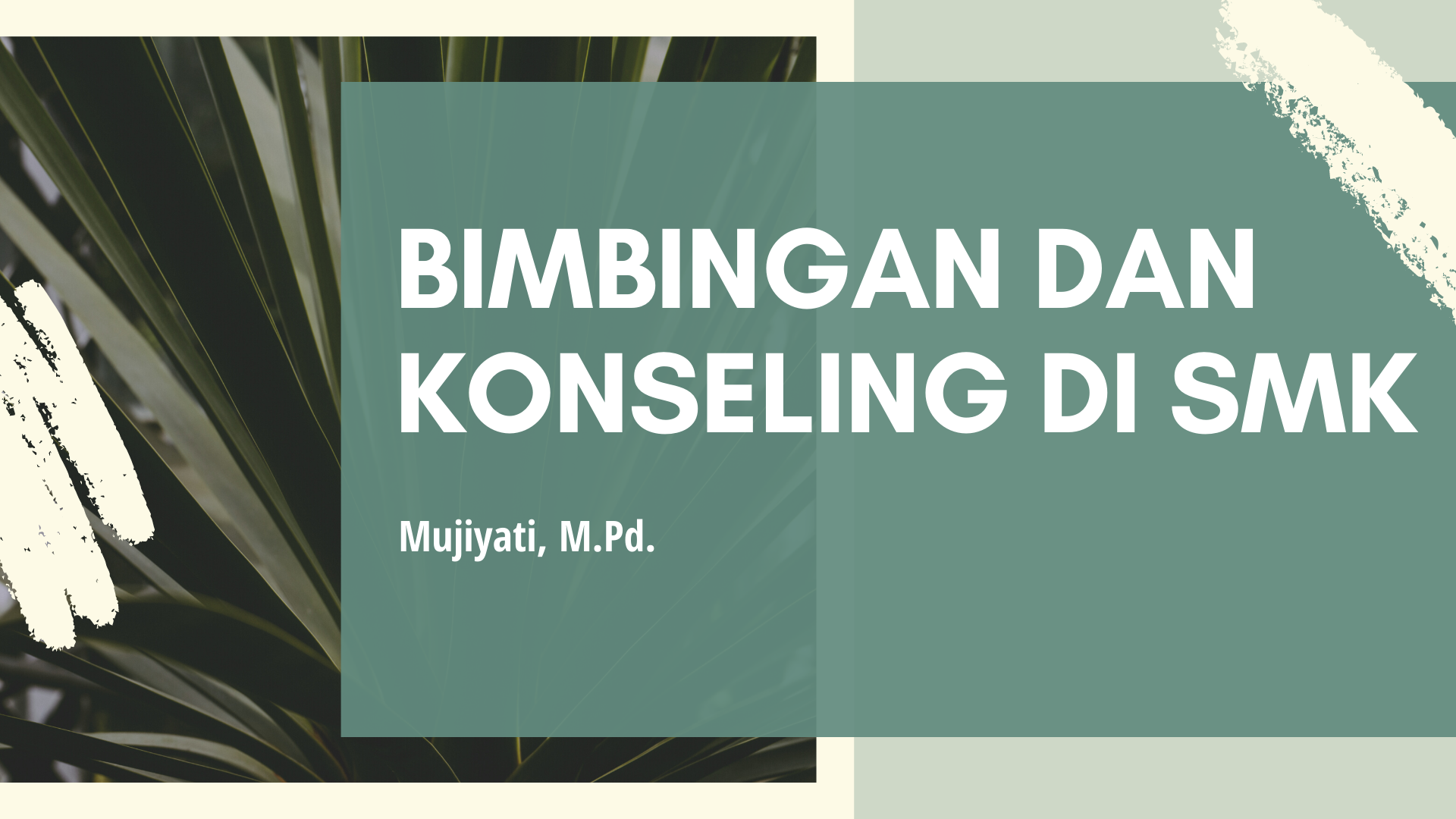 PSBK - Bimbingan dan Konseling di SMK Kelas A Genap 2020/2021