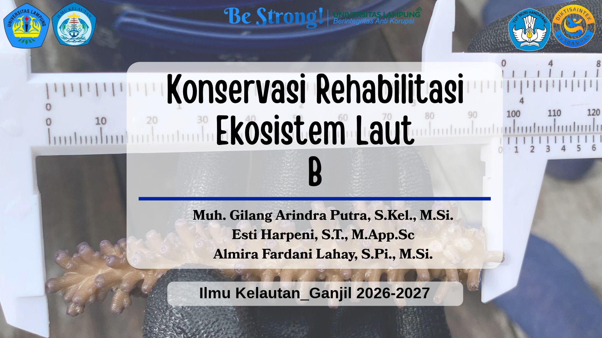 IKL B_Konservasi Rehabilitasi Ekosistem Laut