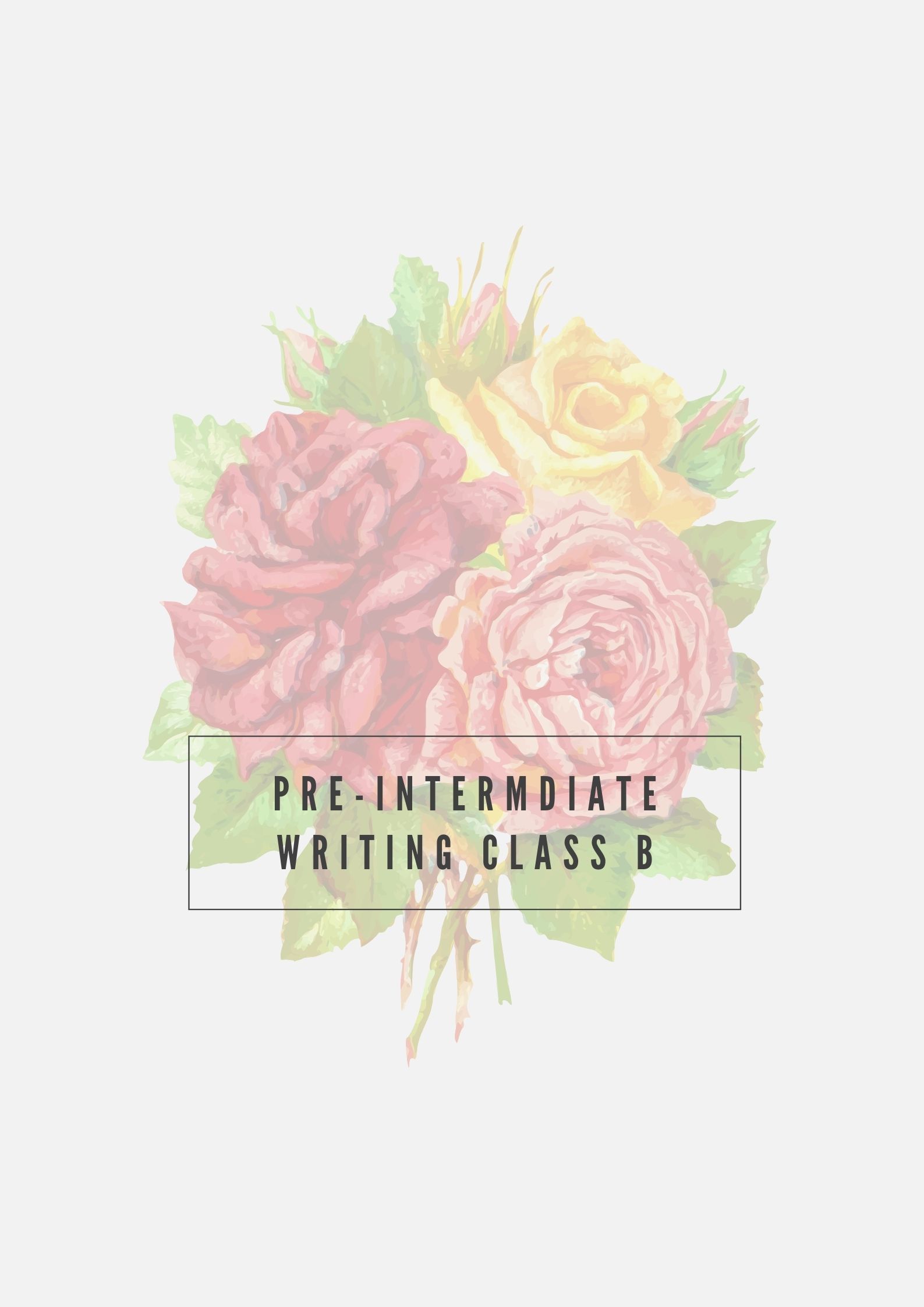 Pre Intermediate Writing Genap 2020/2021 Class B