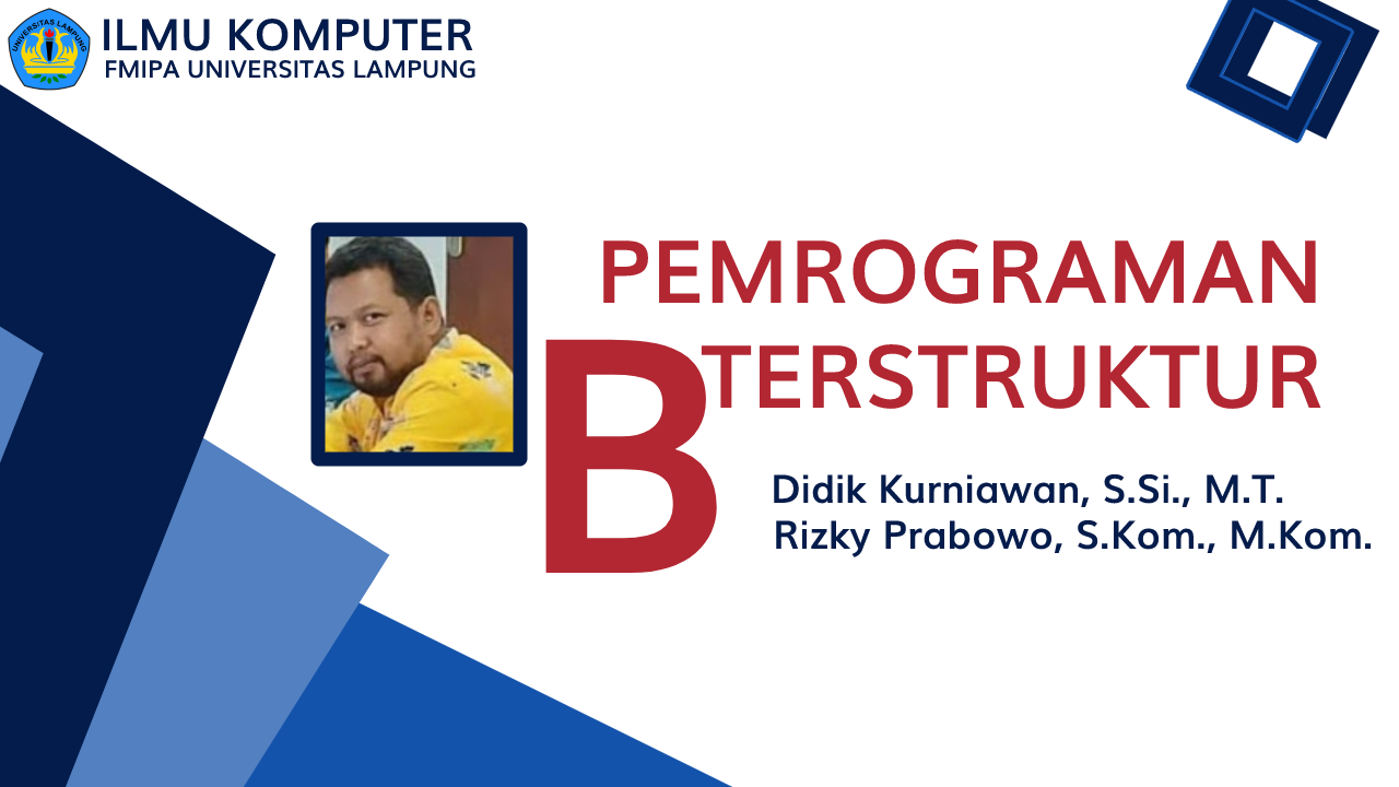 [20/21 Genap][ILKOM] PEMROGRAMAN TERSTRUKTUR Kelas B