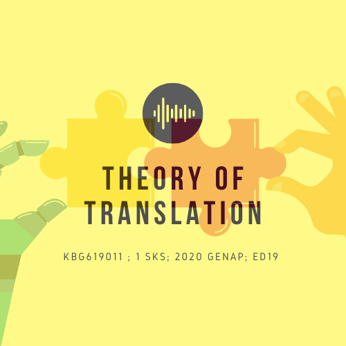 THEORY OF TRANSLATION (ED19)