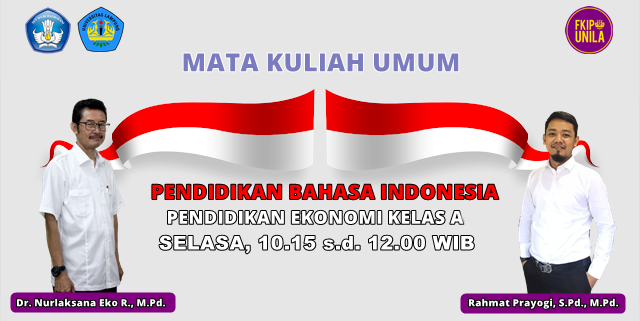 PE - MKU PENDIDIKAN BAHASA INDONESIA (A) GENAP 20-21
