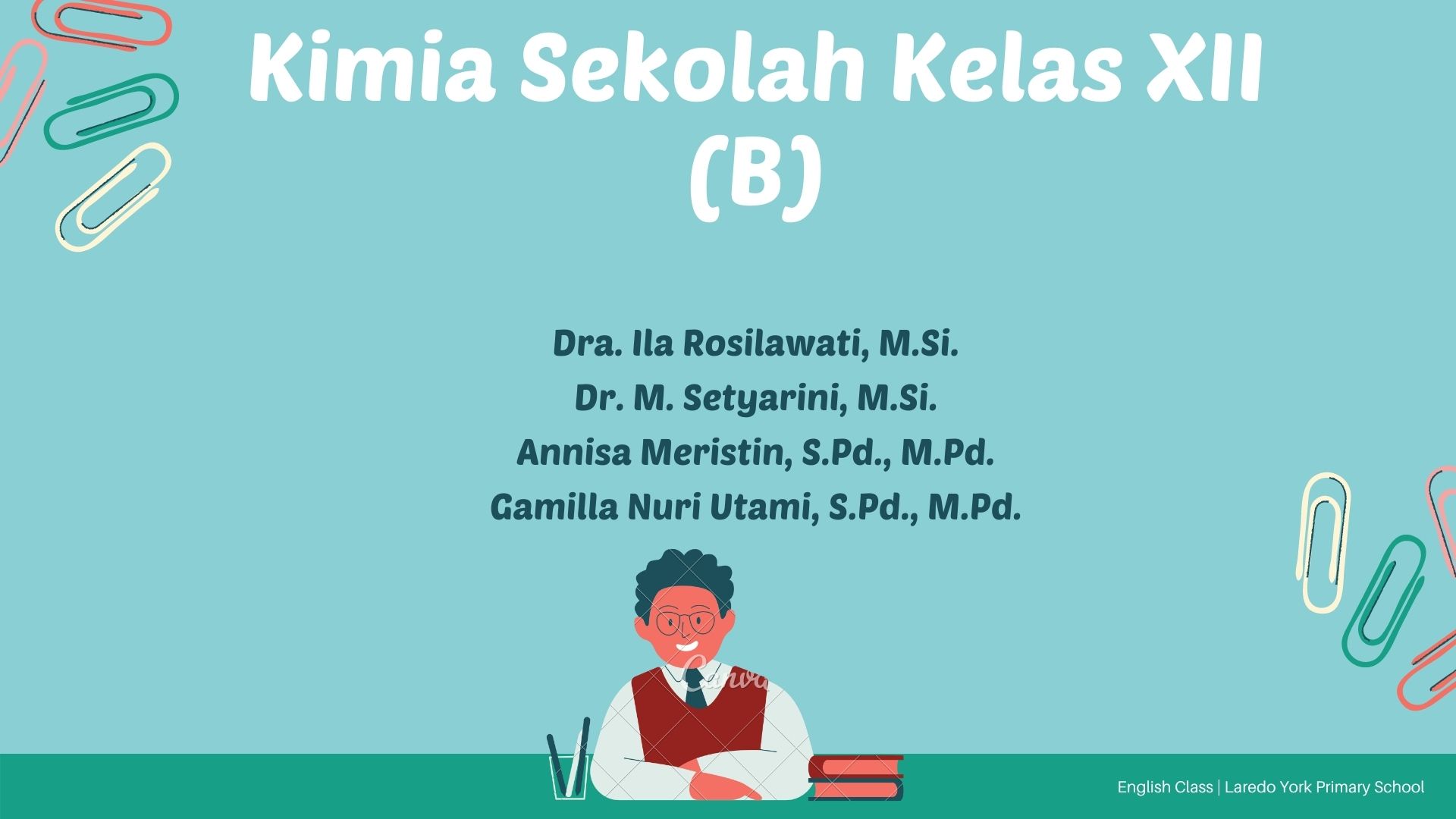 Kimia Sekolah Kelas XII (B)