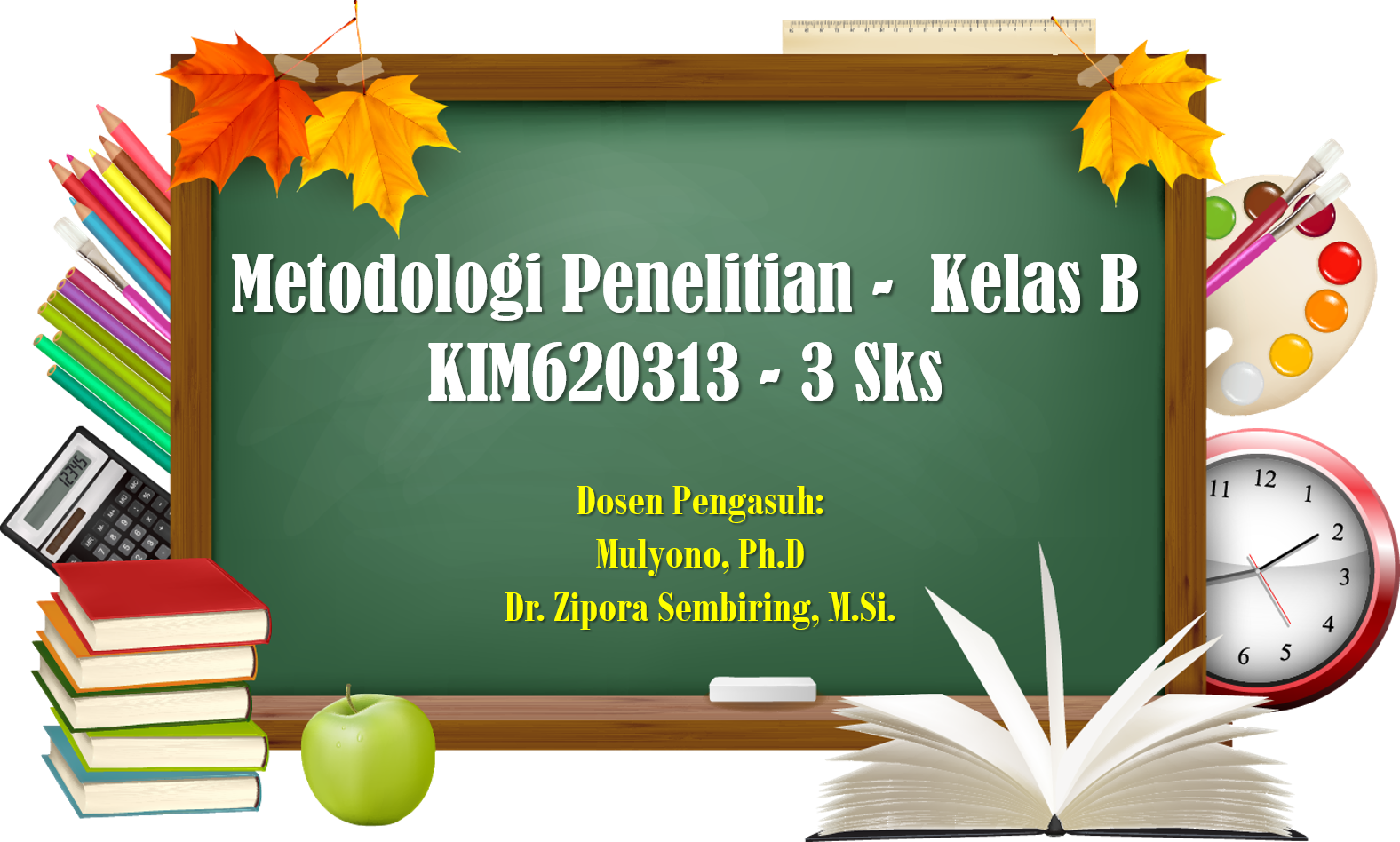Metodologi Penelitian - Kls B (Genap 2020/2021)
