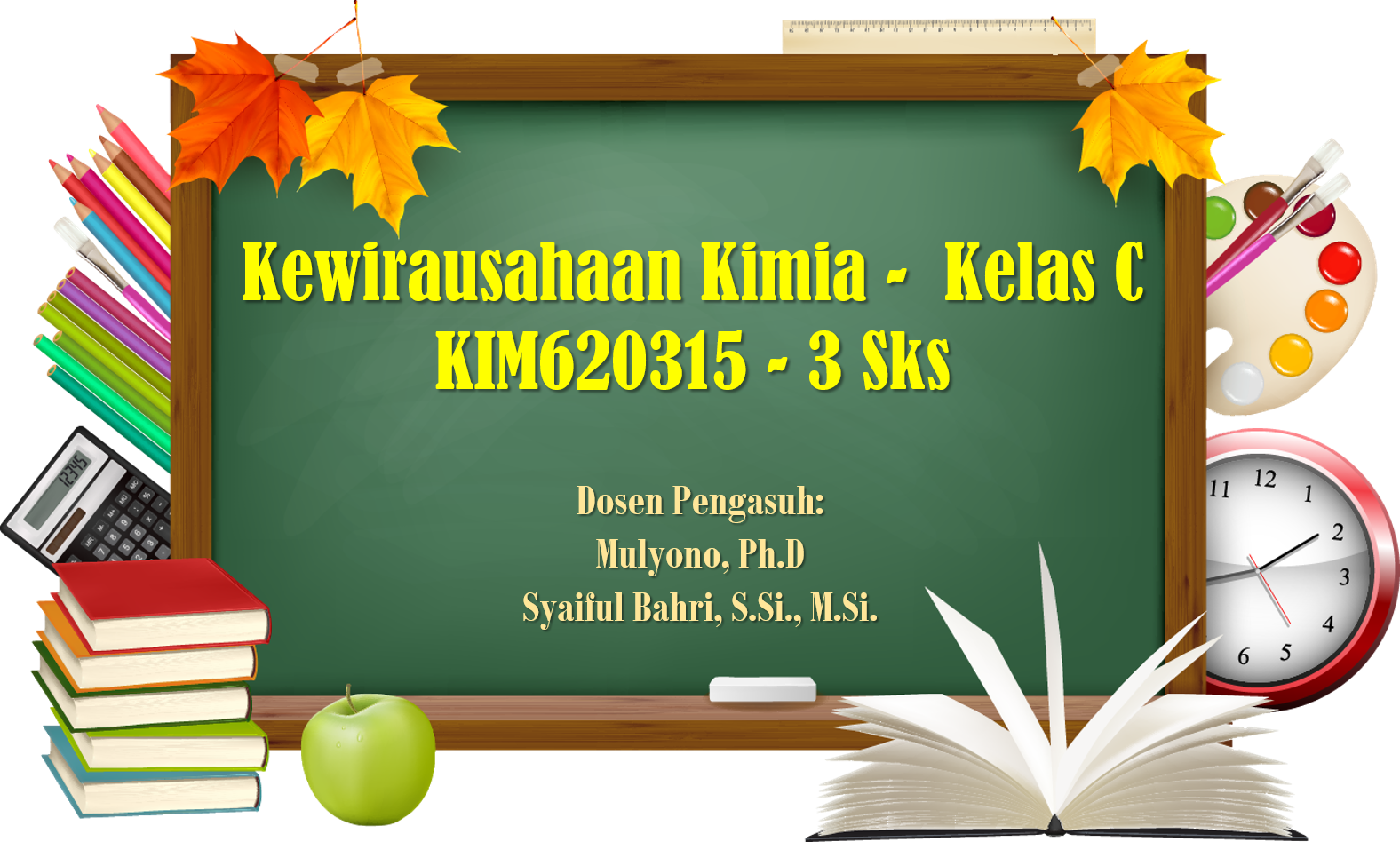 Kewirausahaan Kimia - Kls C (Genap 2020/2021)