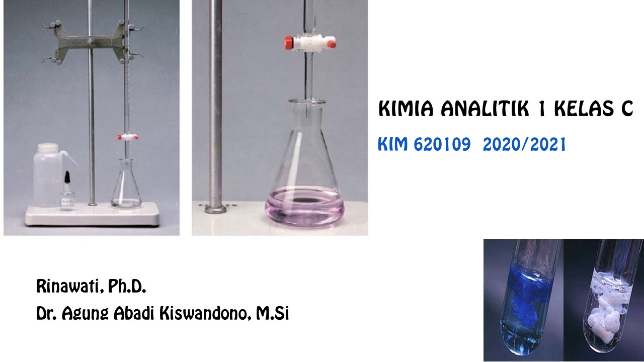 Kimia Analitik 1 Kelas C Genap 2020/2021
