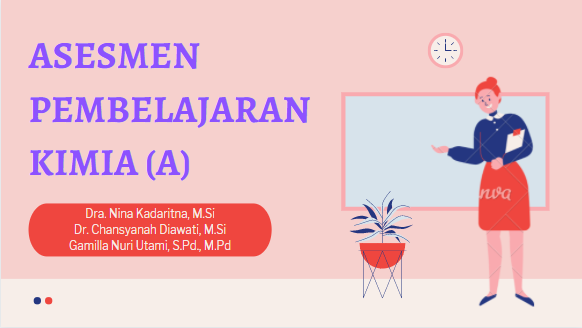ASESMEN PEMBELAJARAN KIMIA (A)