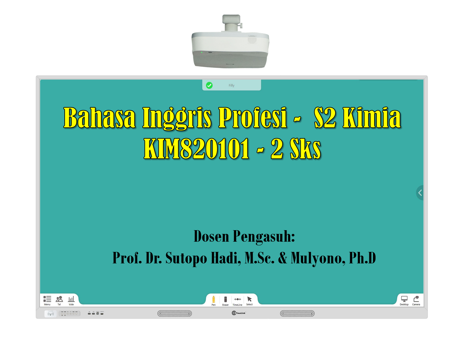Bahasa Inggris Profesi - S2 Kimia (Genap 2020/2021)