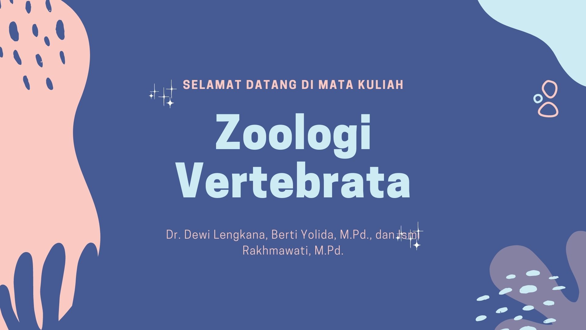 Zoologi Vertebrata B 2021